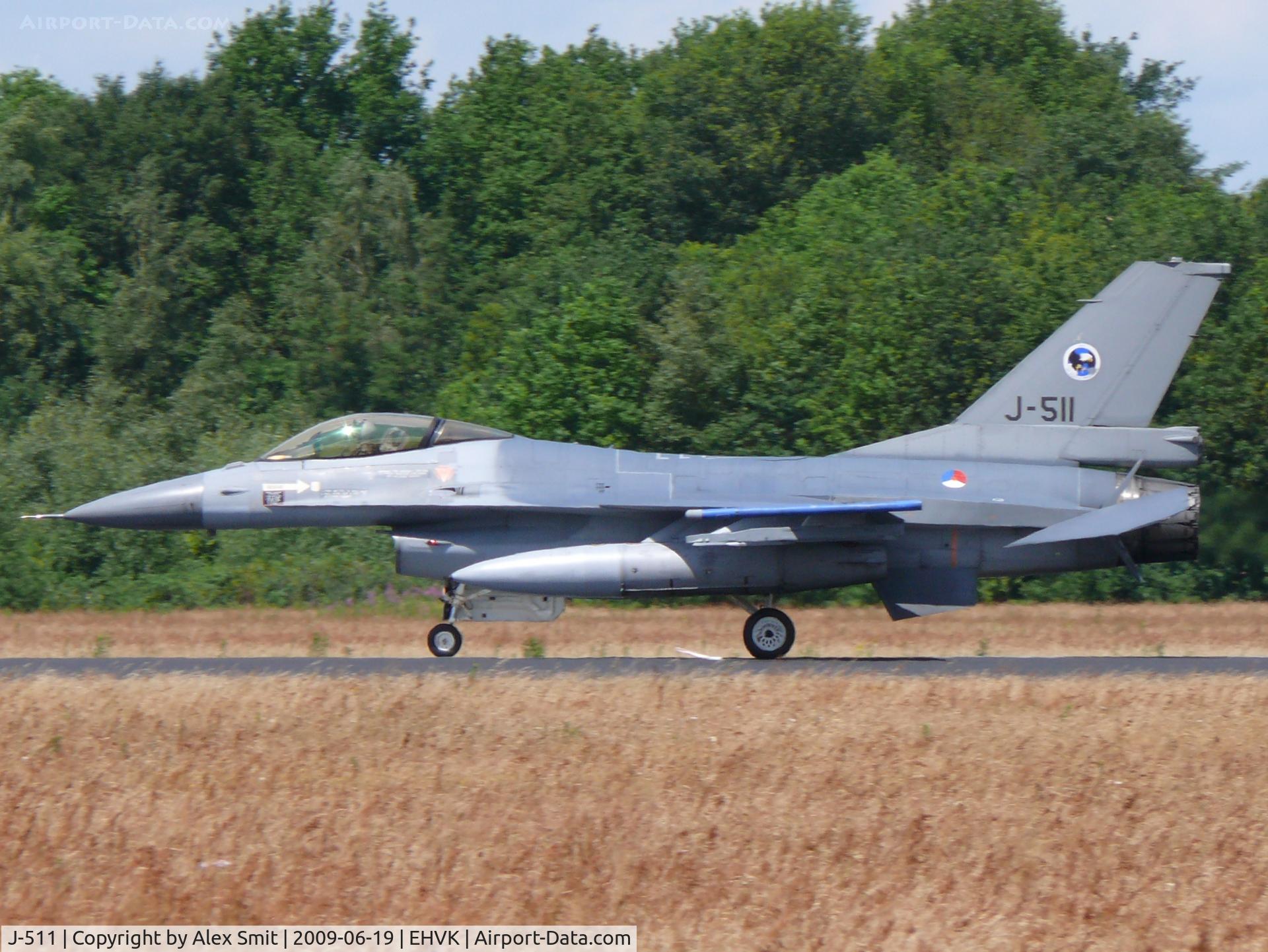 J-511, 1989 Fokker F-16A Fighting Falcon C/N 6D-150, General Dynamics F-16AM Fighting Falcon J-511 Royal Netherlands Air Force