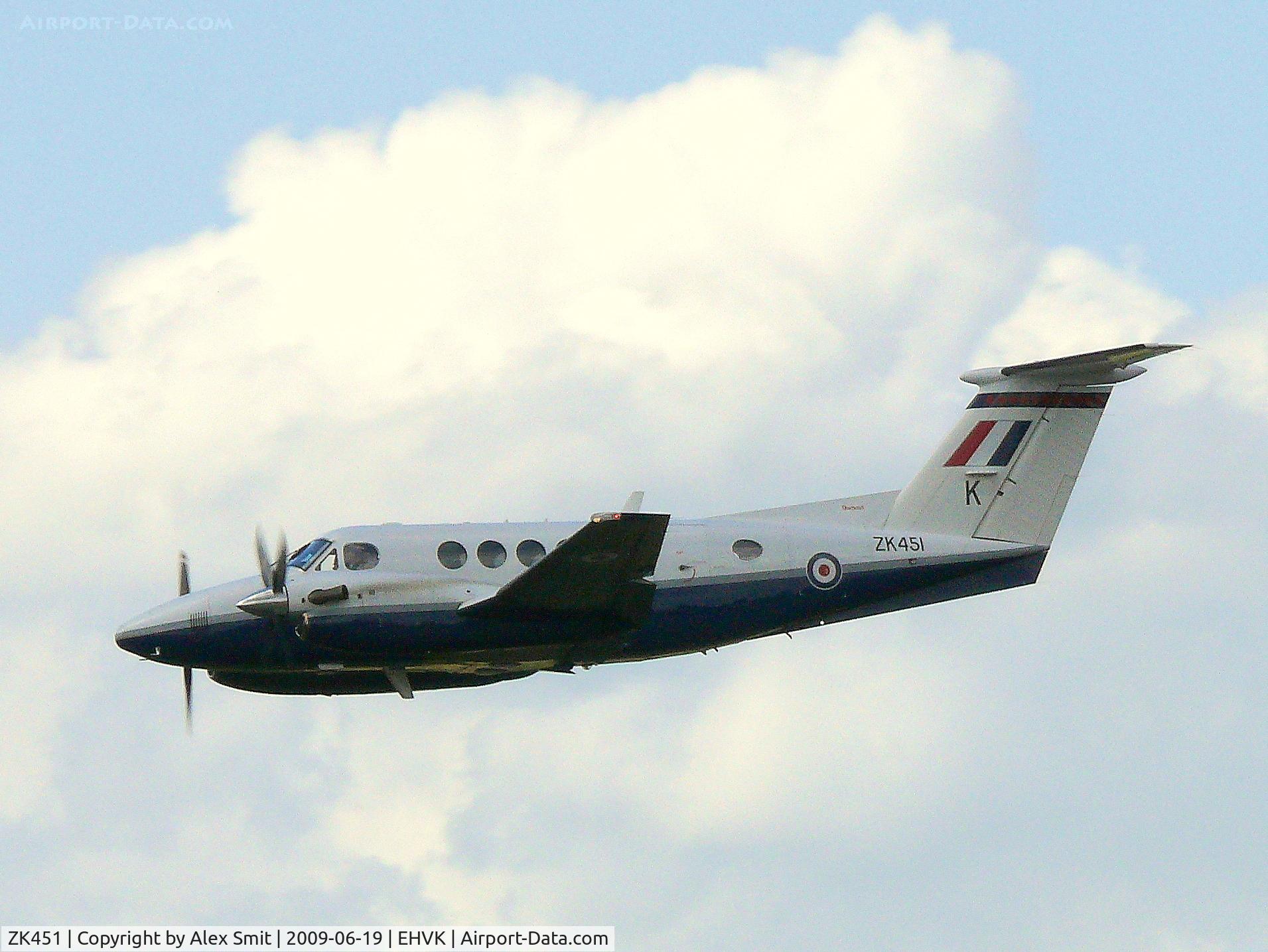 ZK451, 2003 Raytheon B200 King Air C/N BB-1830, Beech BeB200 Super King Air ZK451/K Royal Air Force