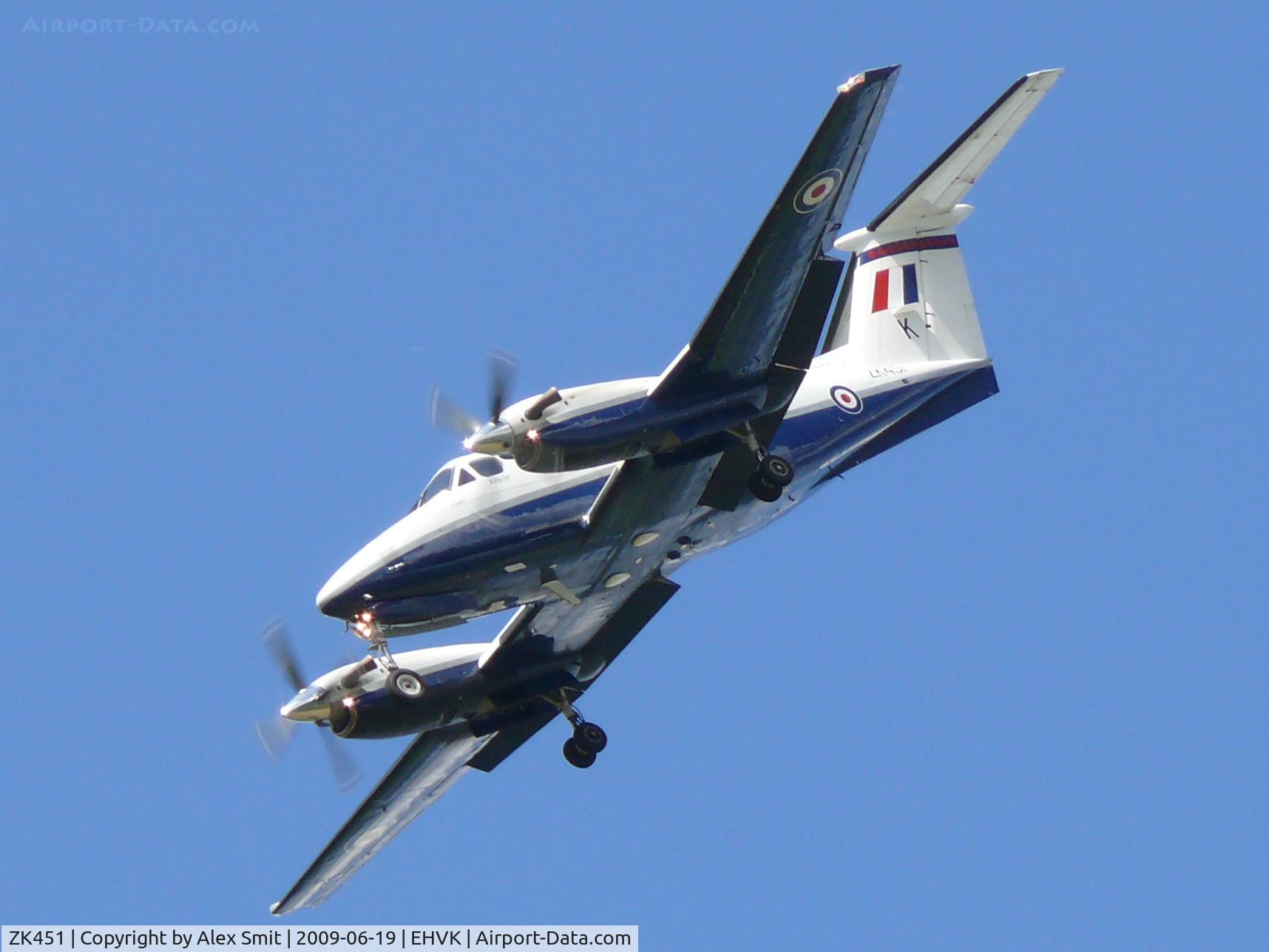 ZK451, 2003 Raytheon B200 King Air C/N BB-1830, Beech BeB200 Super King Air ZK451/K Royal Air Force
