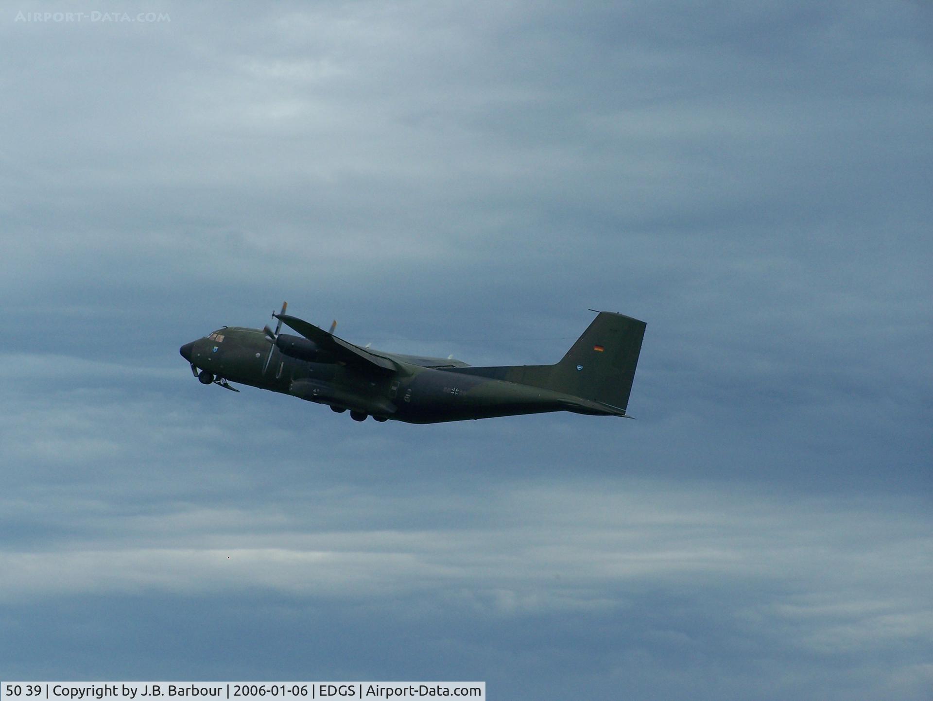 50 39, 1969 Transall C-160D C/N D61, German Military Casa departing
