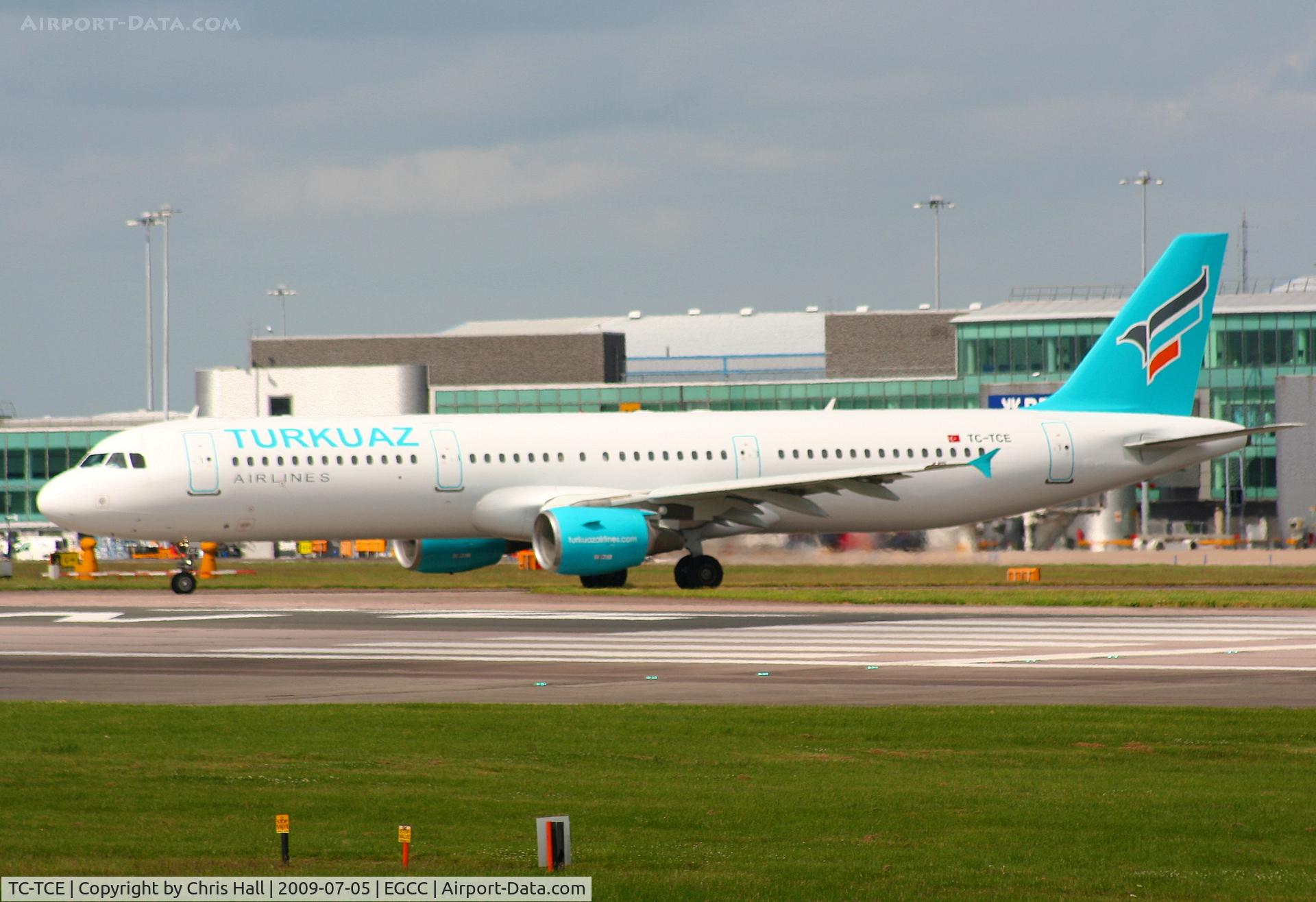 TC-TCE, 1997 Airbus A321-211 C/N 666, Turkuaz Airlines Airbus A-321-211. previous ID: 6Y-JMD