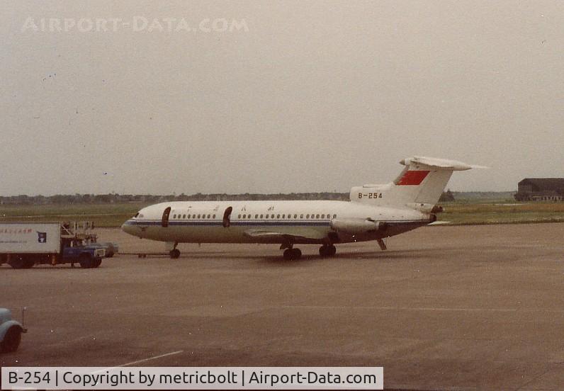 B-254, 1972 Hawker Siddeley HS-121 Trident 2E-107 C/N 2164, Somewhere in China