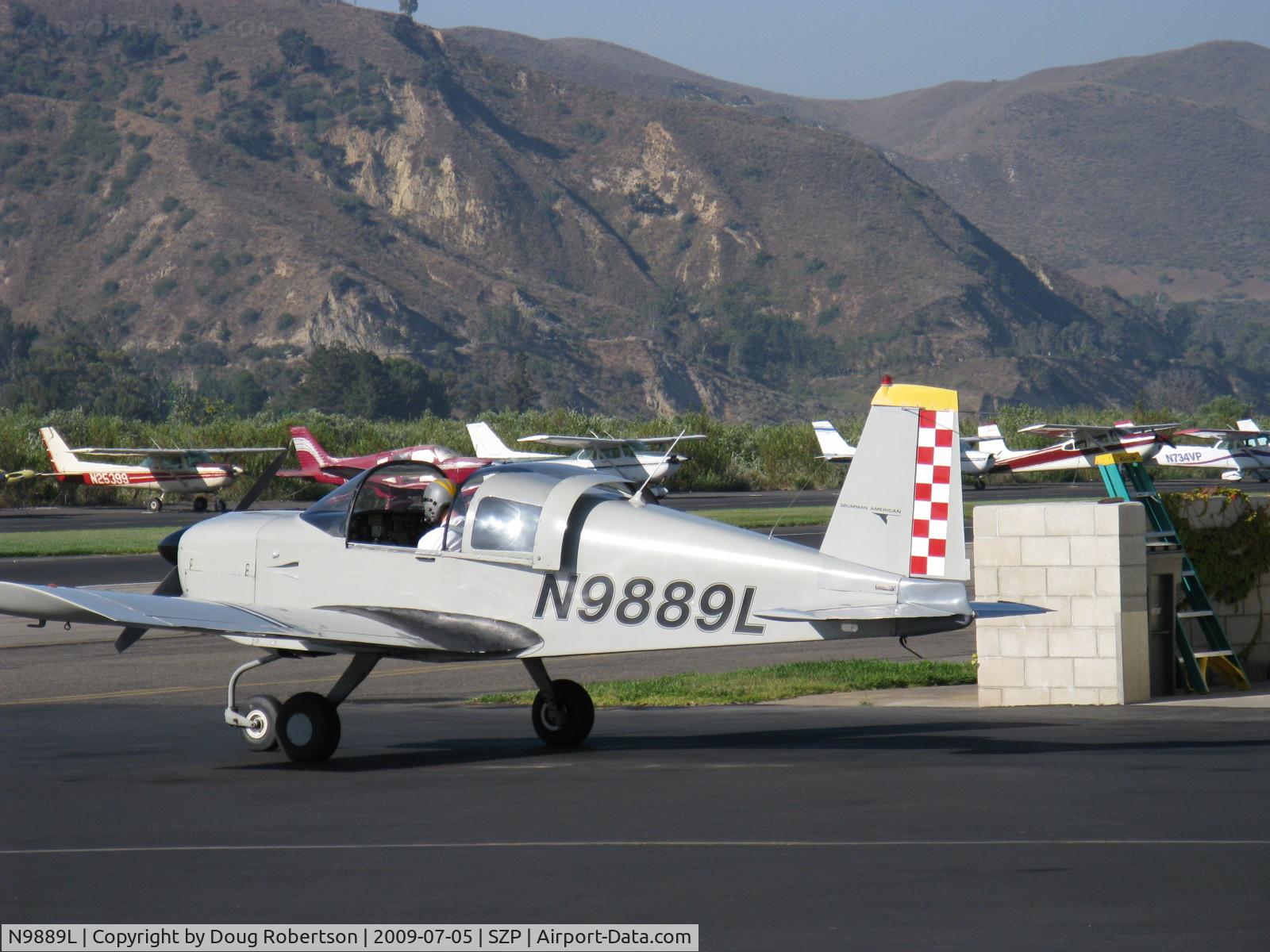 N9889L, 1975 Grumman American AA-1B Trainer C/N AA1B-0489, 1975 Grumman American AA-1B TRAINER, Lycoming O-235 108 Hp, refueling