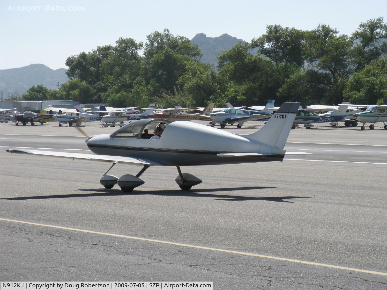 N912KJ, 2000 Aero Designs Pulsar XP912 C/N 349, 2000 Goodwin PULSAR 912XP, Rotax 912 100 Hp, taxi