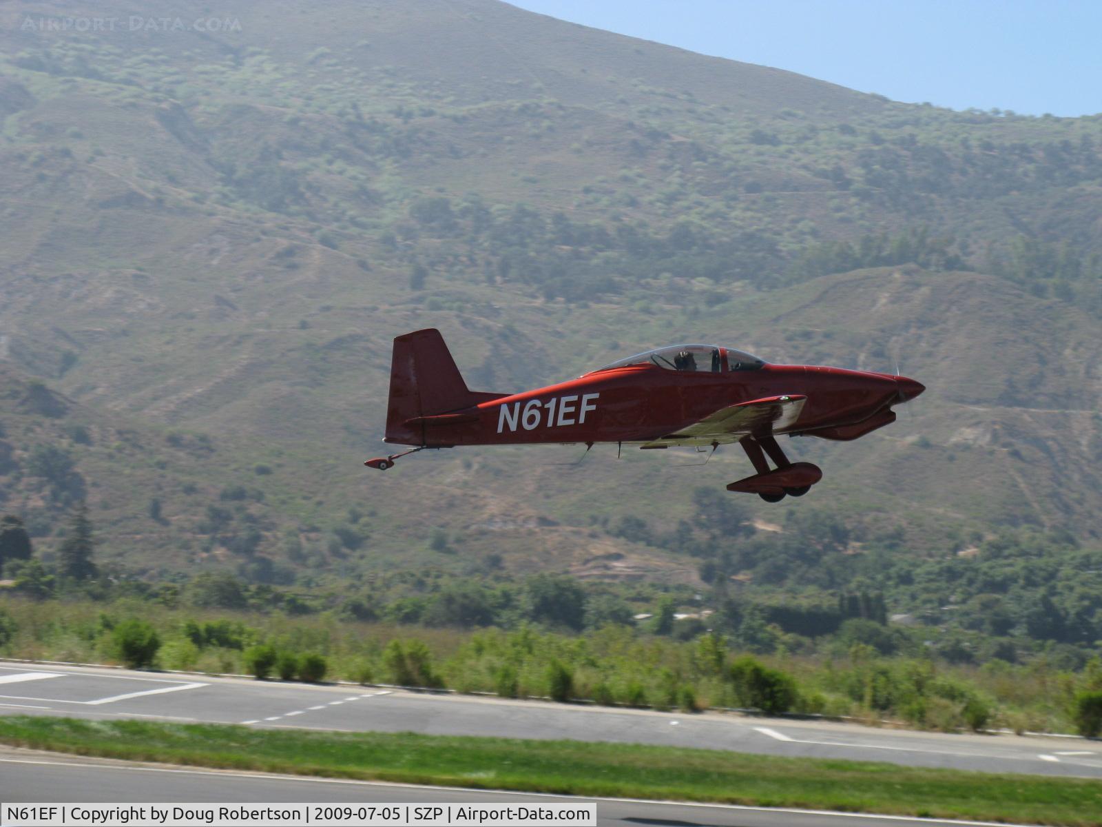 N61EF, 1989 Bushby Mustang II C/N M-II-1019, 1989 Forisch BUSHBY M-II MUSTANG II, Lycoming O-320 160 Hp, takeoff climb Rwy 22