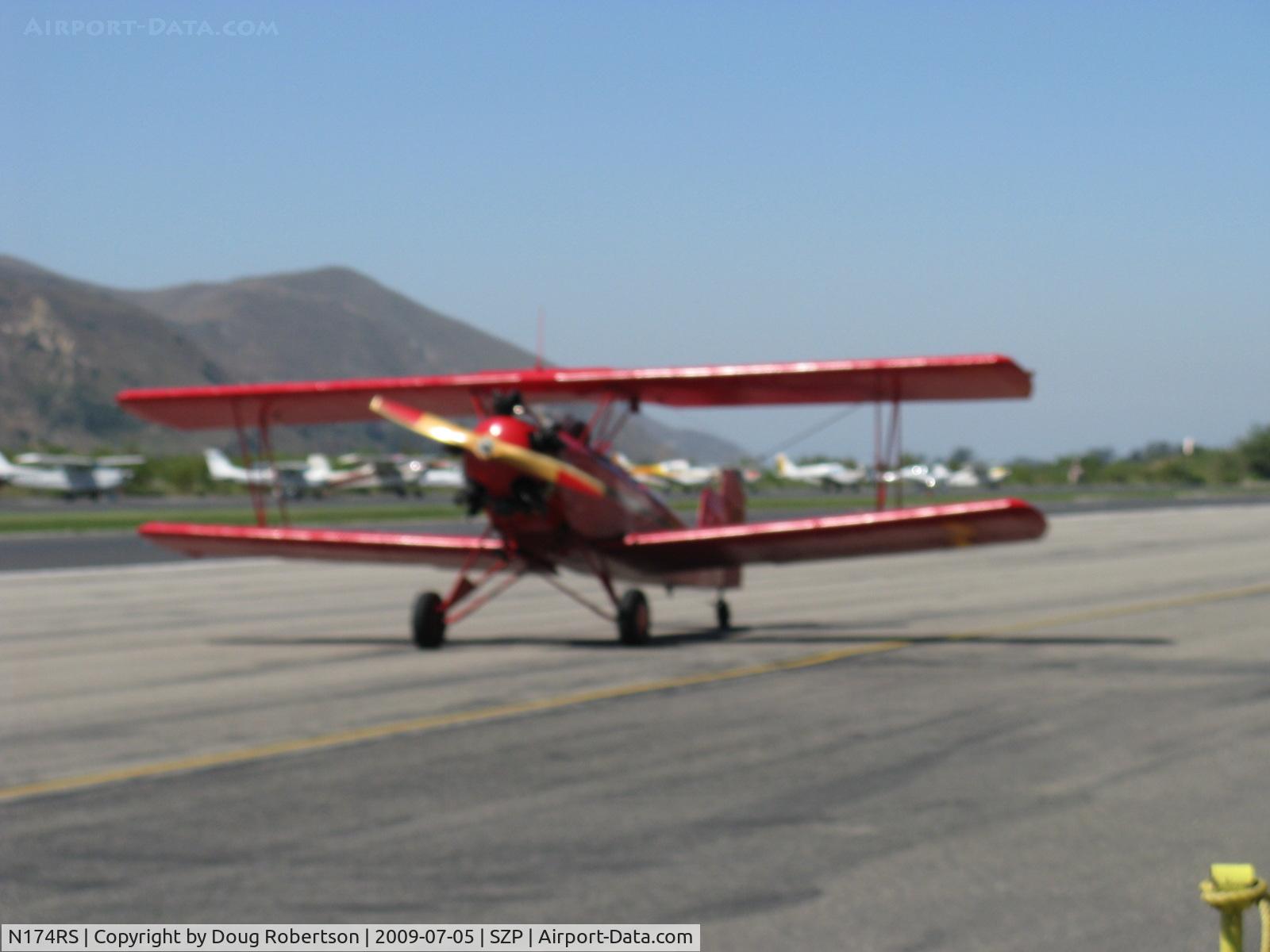 N174RS, 1936 Fleet 7B C/N 62, 1937 Fleet 7B, Kinner 5B 125 hp 5 cylinder radial engine, Experimental class, taxi