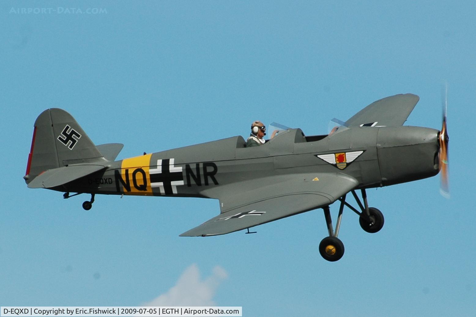 D-EQXD, Klemm Kl-35D C/N 5050, 4. D-EQXD at the Shuttleworth Military Pagent air Display July 09