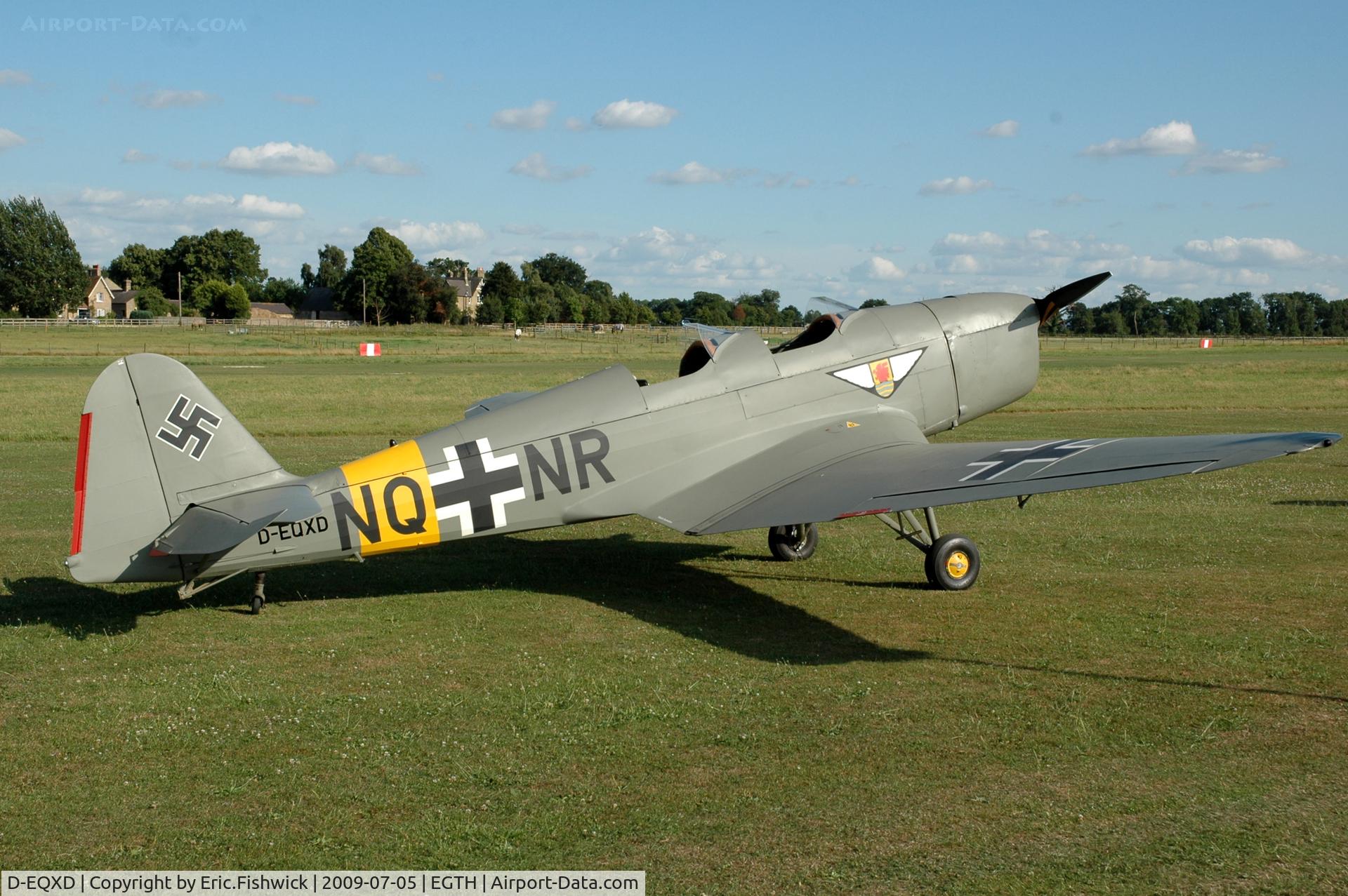 D-EQXD, Klemm Kl-35D C/N 5050, 2. D-EQXD at the Shuttleworth Military Pagent air Display July 09