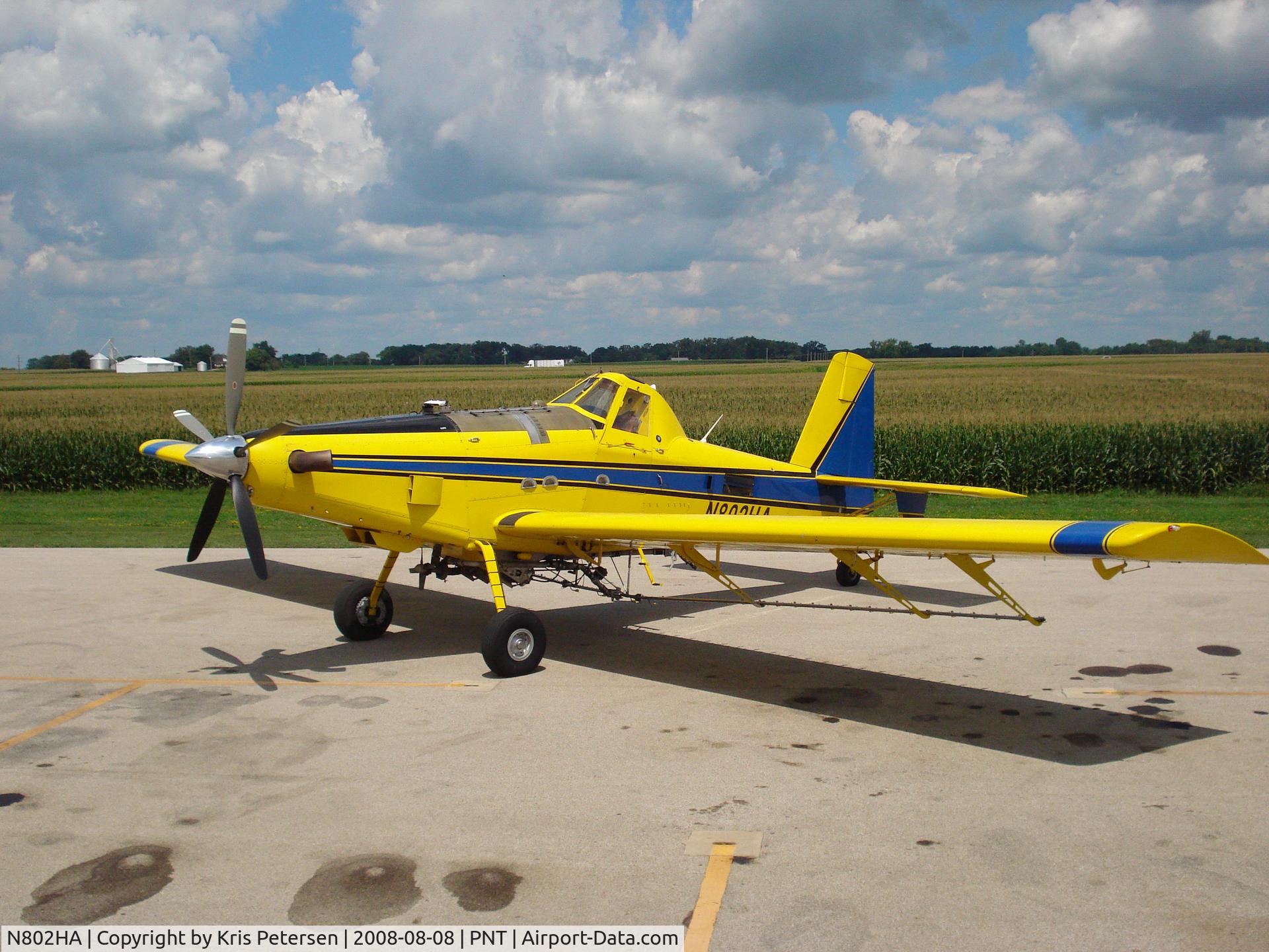 N802HA, 2005 Air Tractor Inc AT-802A C/N 802A-0197, N802HA on the ramp at PNT