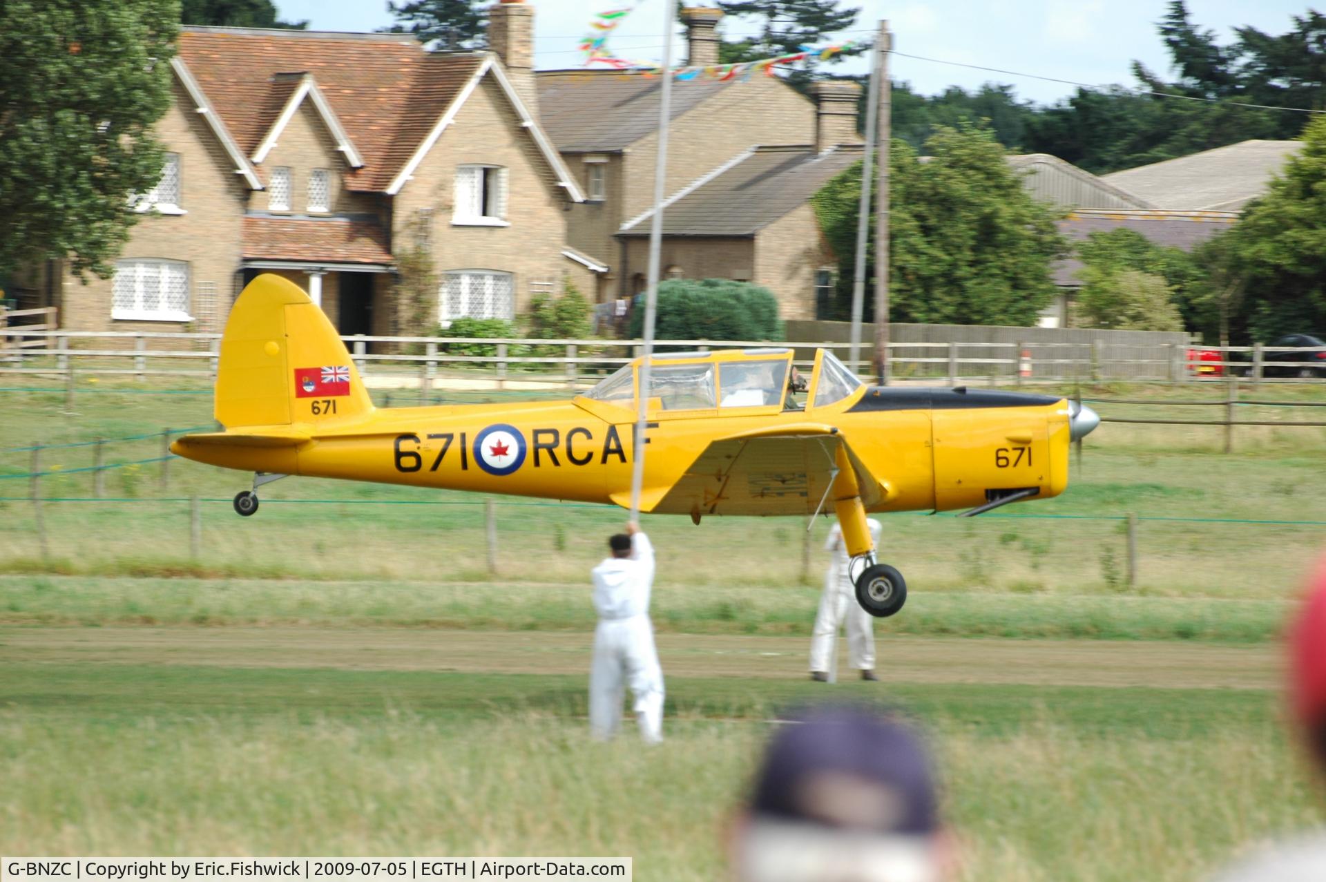 G-BNZC, 1952 De Havilland DHC-1 Chipmunk 22 C/N C1/0778, 671 'Limbo' at the Shuttleworth Military Pagent air Display July 09