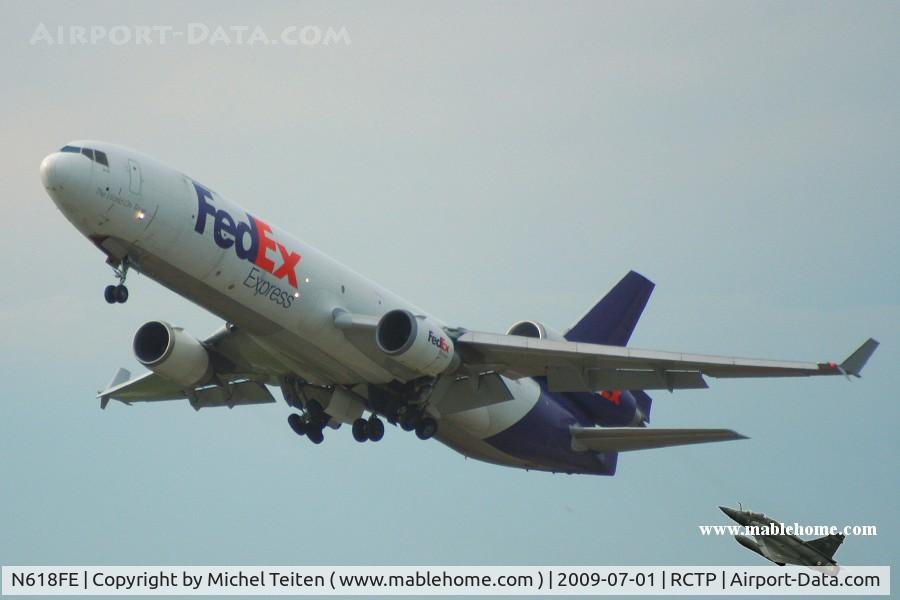 N618FE, 1996 McDonnell Douglas MD-11F C/N 48754, Fedex