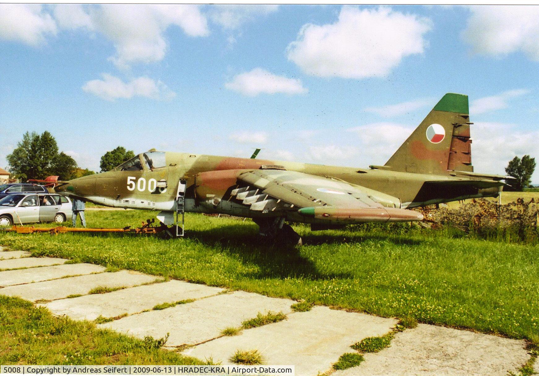 5008, Sukhoi Su-25K C/N 25508105008, Hradec-Kralove 13.6.2009