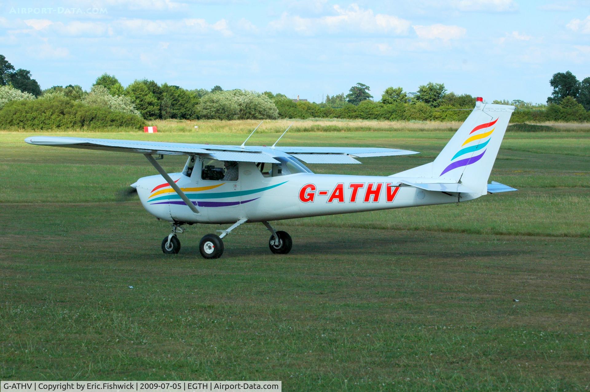 G-ATHV, 1966 Cessna 150F C/N 150-62019, G-ATHV at Shuttleworth Military Pagent air Display July 09