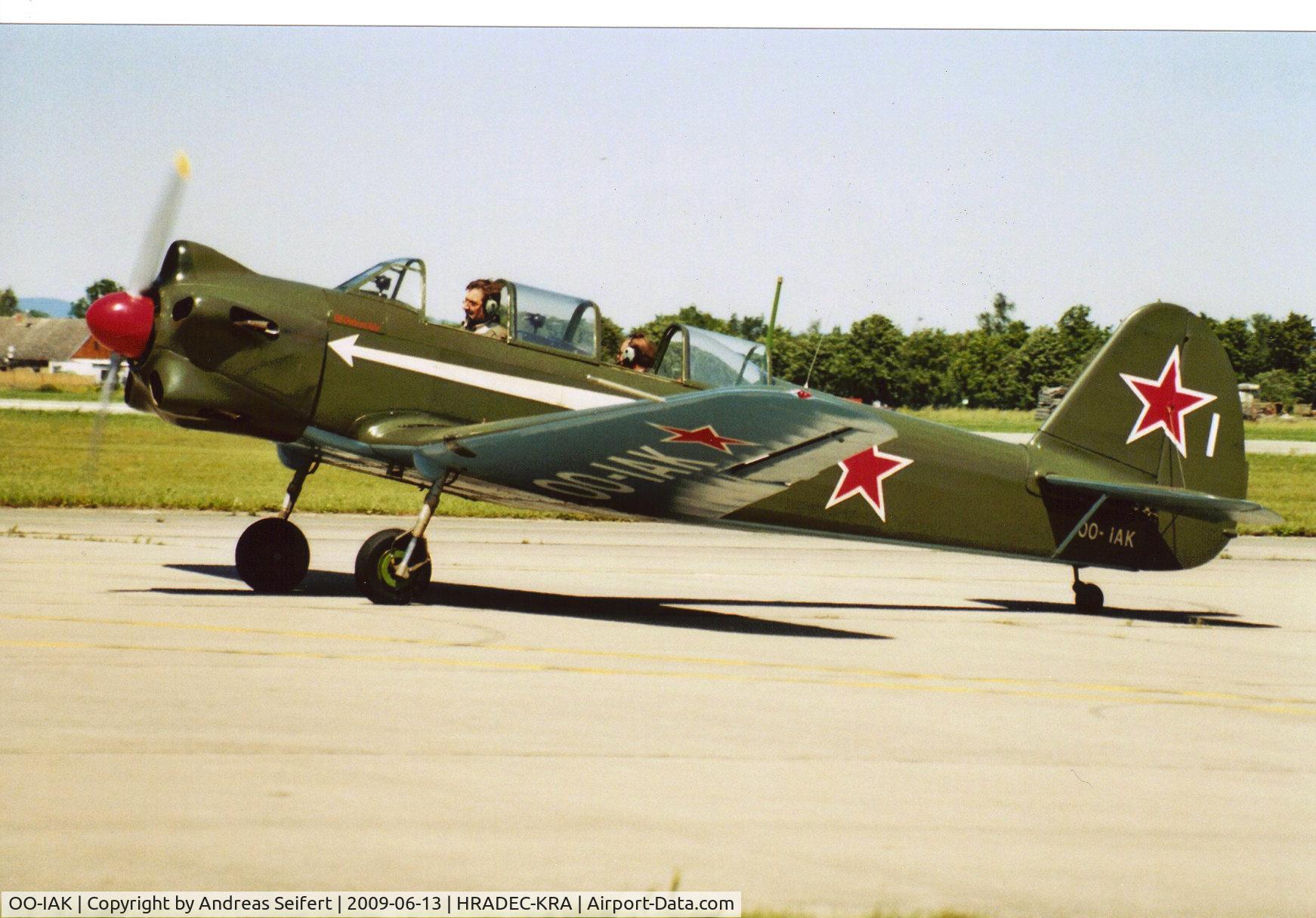 OO-IAK, 1956 Yakovlev Yak-18 C/N 1332019, Hradec-Kralove 13.6.2009