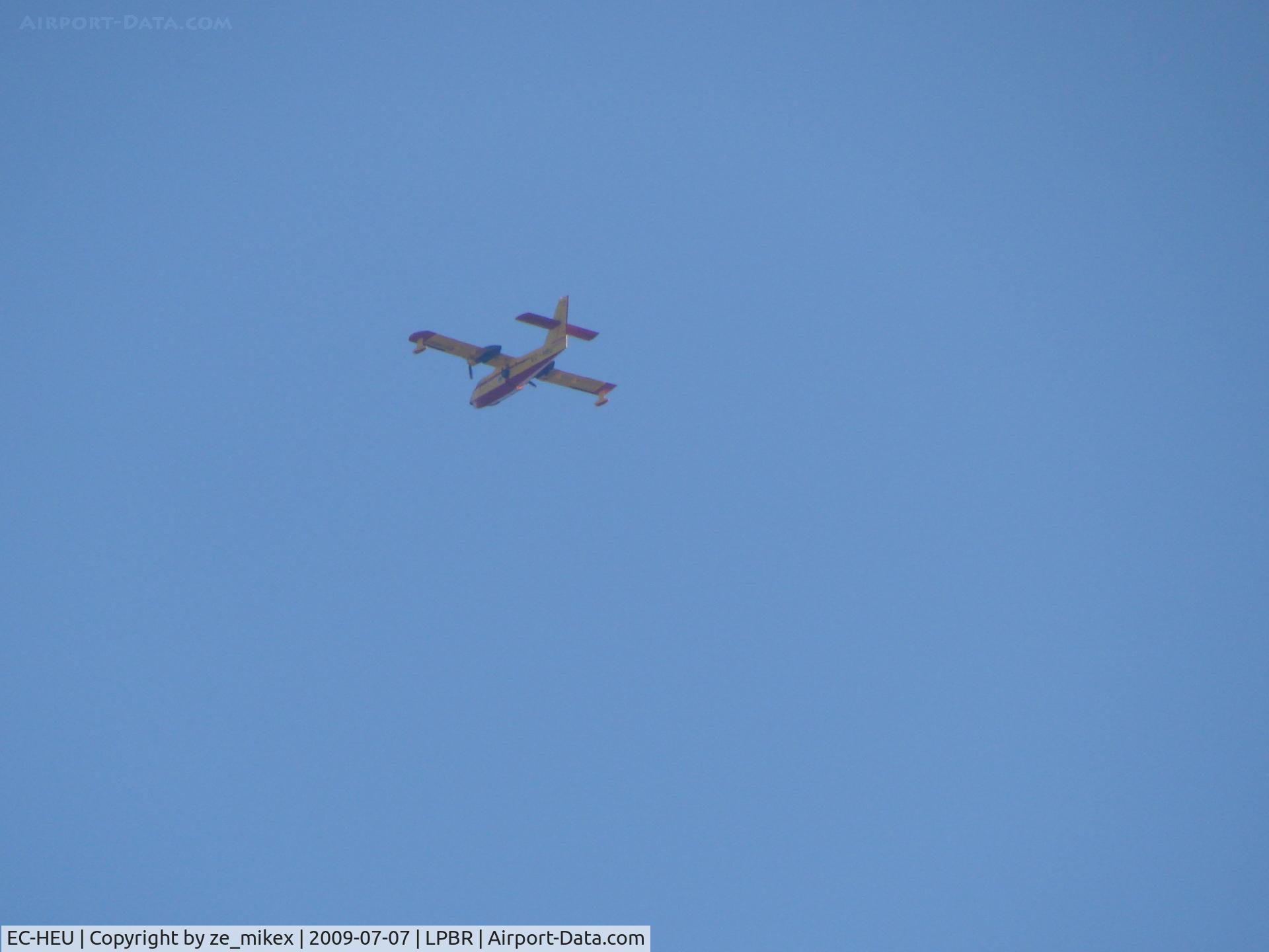 EC-HEU, 1974 Canadair CL-215-III (CL-215-1A10) C/N 1038, Canadair cl-215 flying over my house with EC-HET in formation