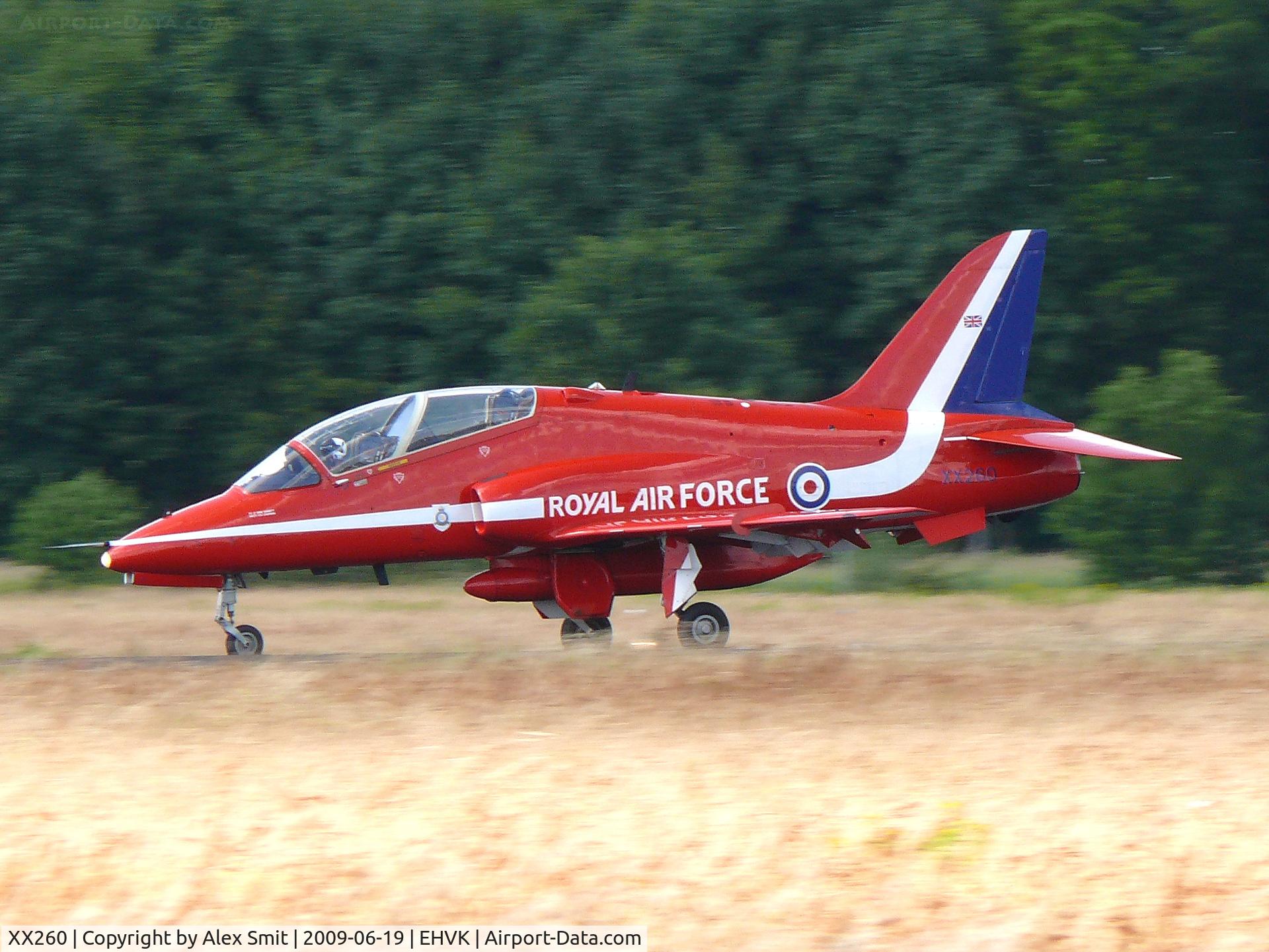 XX260, 1978 Hawker Siddeley Hawk T.1A C/N 096/312096, British Aerospace Hawk T1A XX260 Royal Air Force Red Arrows