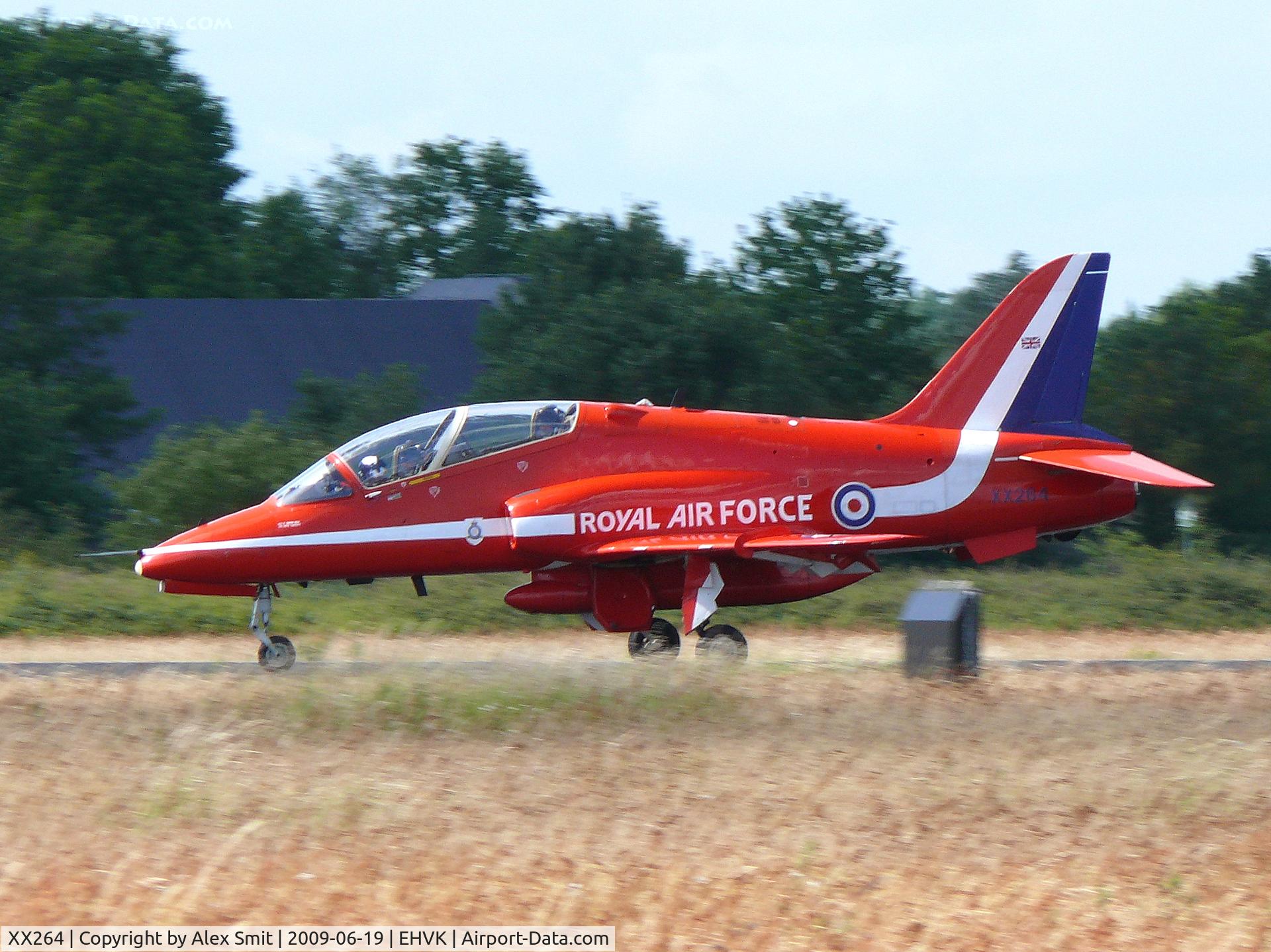 XX264, 1978 Hawker Siddeley Hawk T.1A C/N 100/312100, British Aerospace Hawk T1A XX264 Royal Air Force Red Arrows