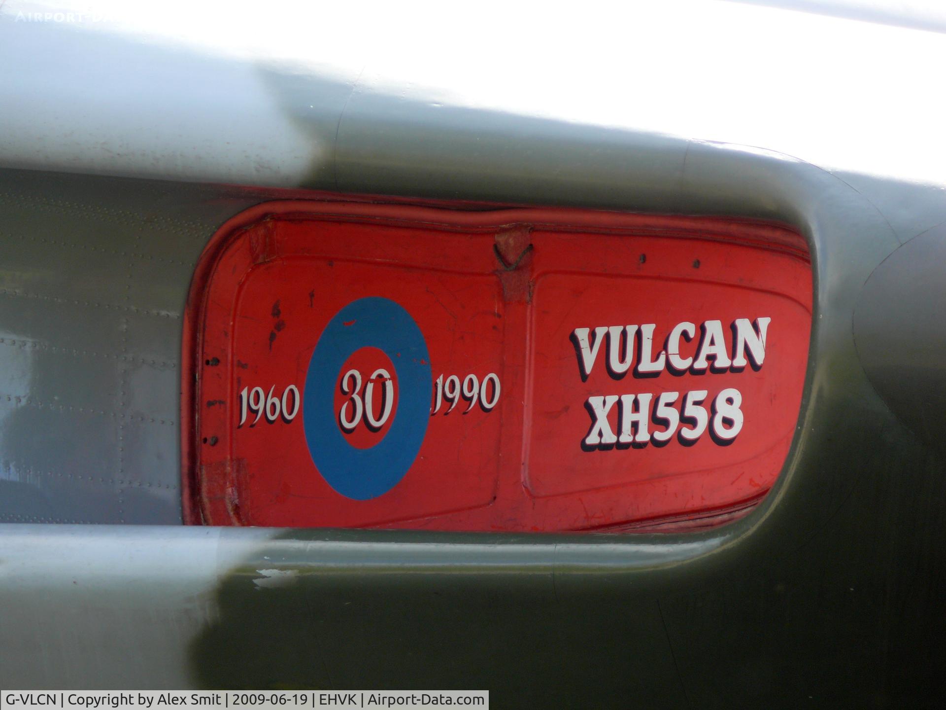 G-VLCN, 1960 Avro Vulcan B.2 C/N Set 12, AVRO Vulcan B2 G-VLCN Vulcan to the sky painted as Royal Air Force XH558