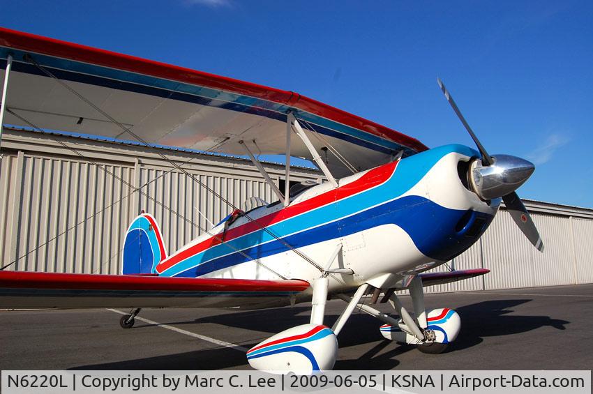 N6220L, 1976 Great Lakes 2T-1A-2 Sport Trainer C/N 0732, N6220L at John Wayne Airport. Summer 2009.
