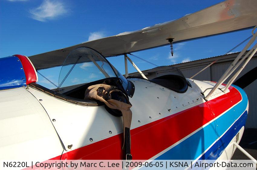 N6220L, 1976 Great Lakes 2T-1A-2 Sport Trainer C/N 0732, Great Lakes 2T1A2 at John Wayne. 180 HP, 4 ailerons.
