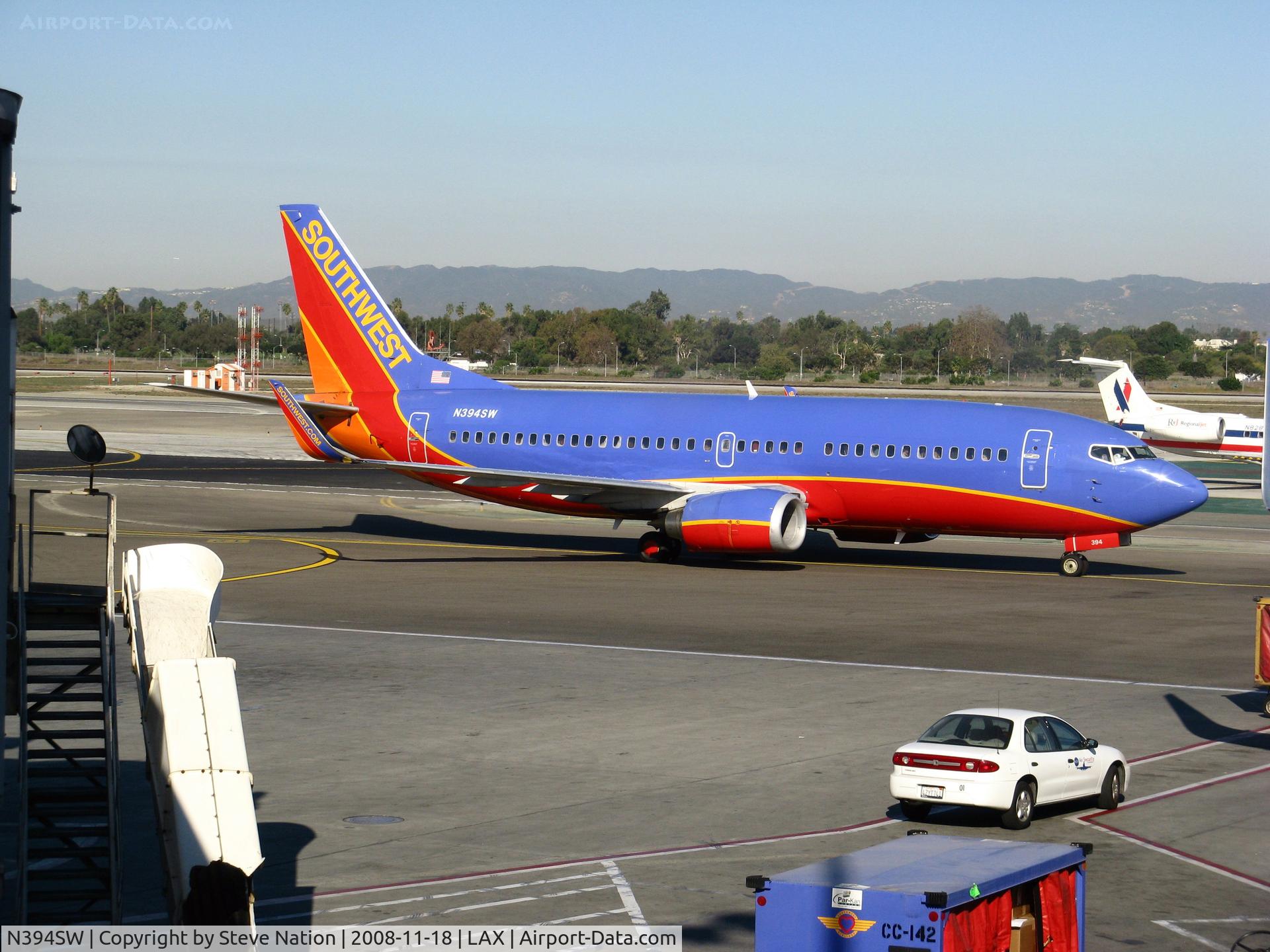 N394SW, 1994 Boeing 737-3H4 C/N 27380, Southwest 1994 Boeing 737-3H4 in new colors with winglets