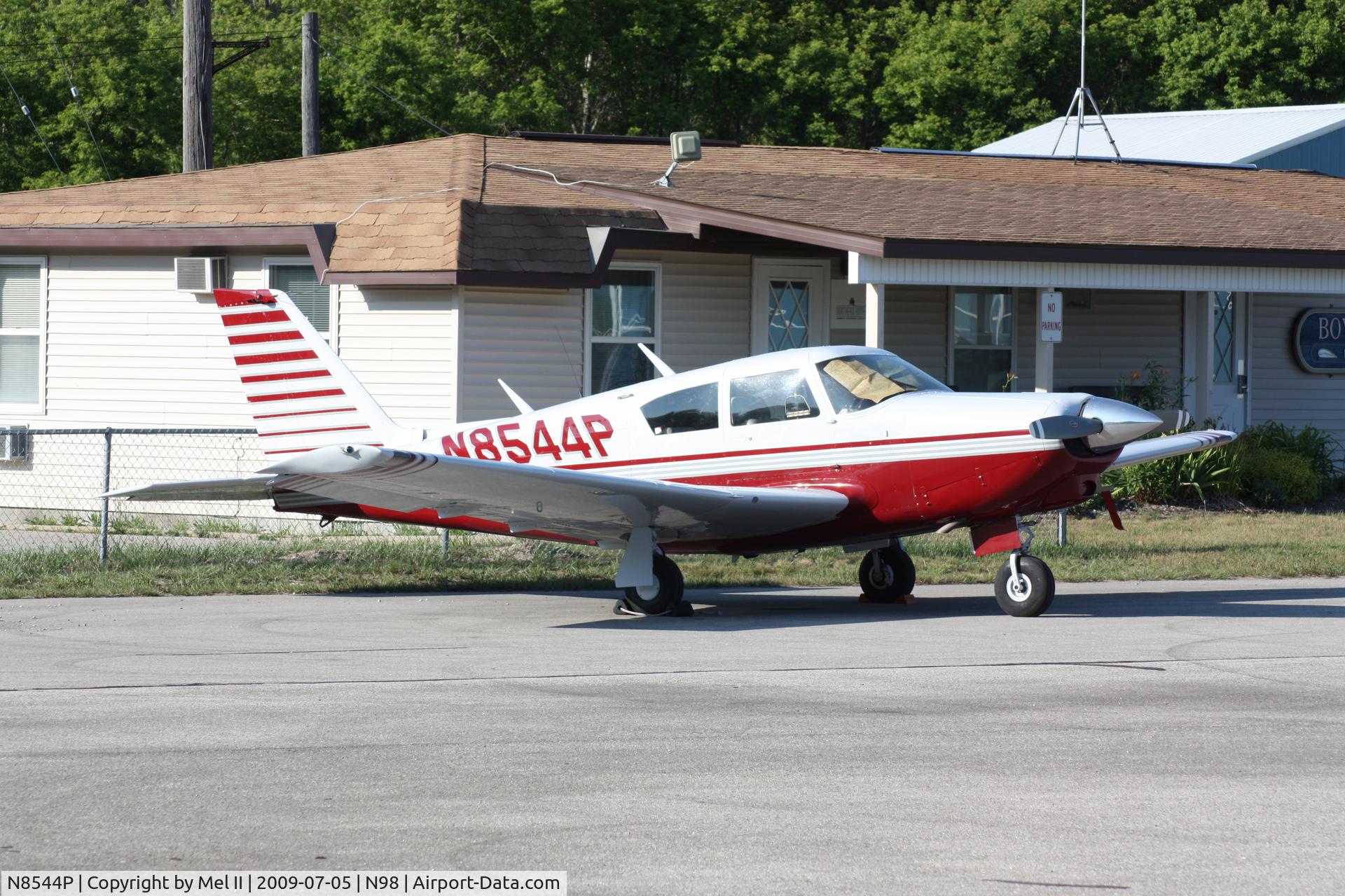 N8544P, 1964 Piper PA-24-260 Comanche C/N 24-4001, Parked