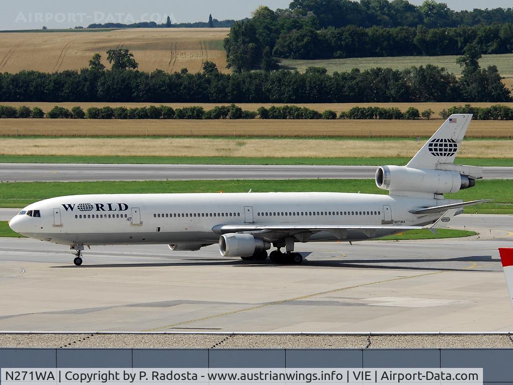 N271WA, 1992 McDonnell Douglas MD-11 C/N 48518, Very rare visitor in Vienna