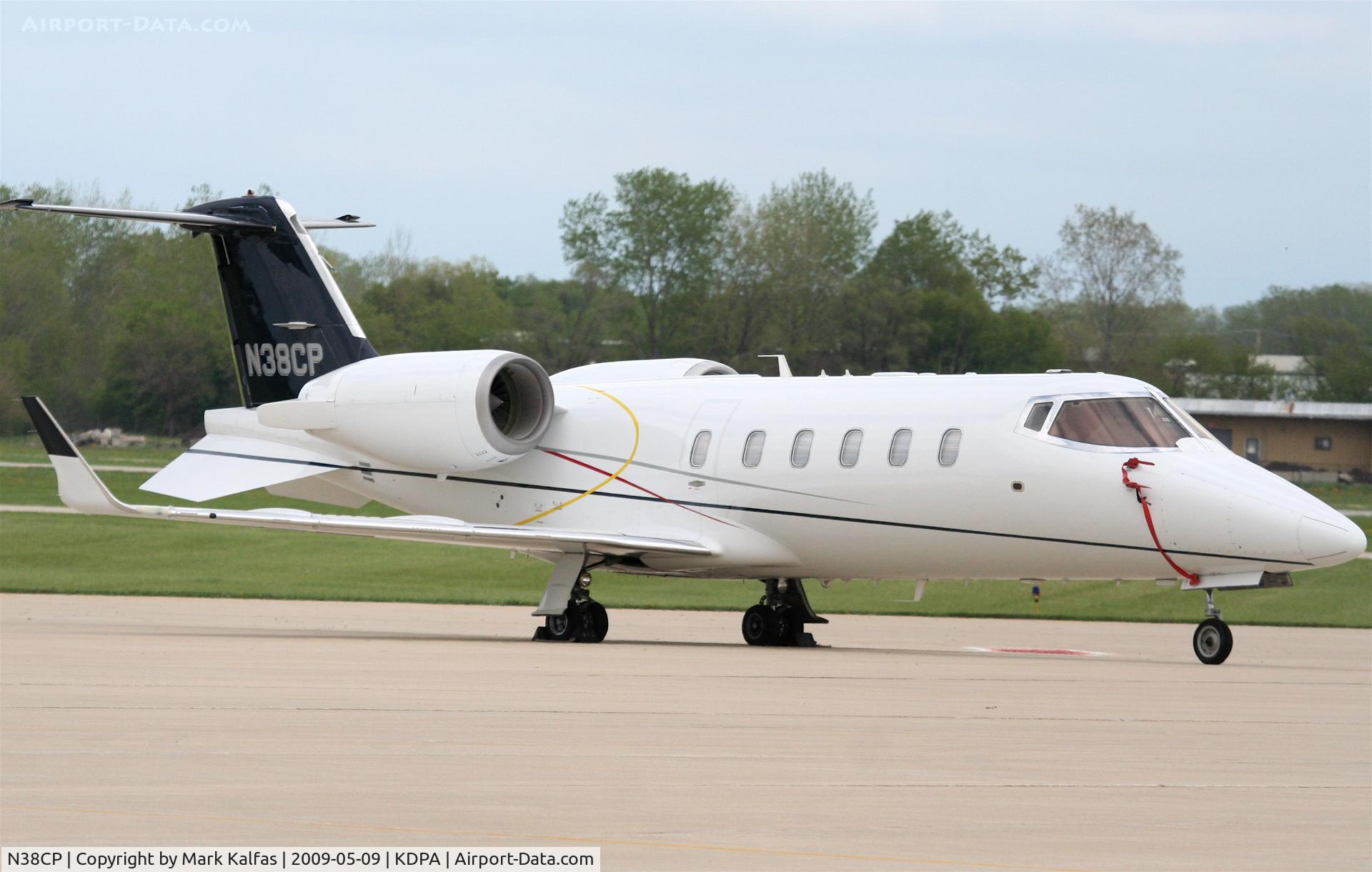 N38CP, 1997 Learjet Inc 60 C/N 108, Celeritas Learjet 60, N38CP on the ramp KDPA