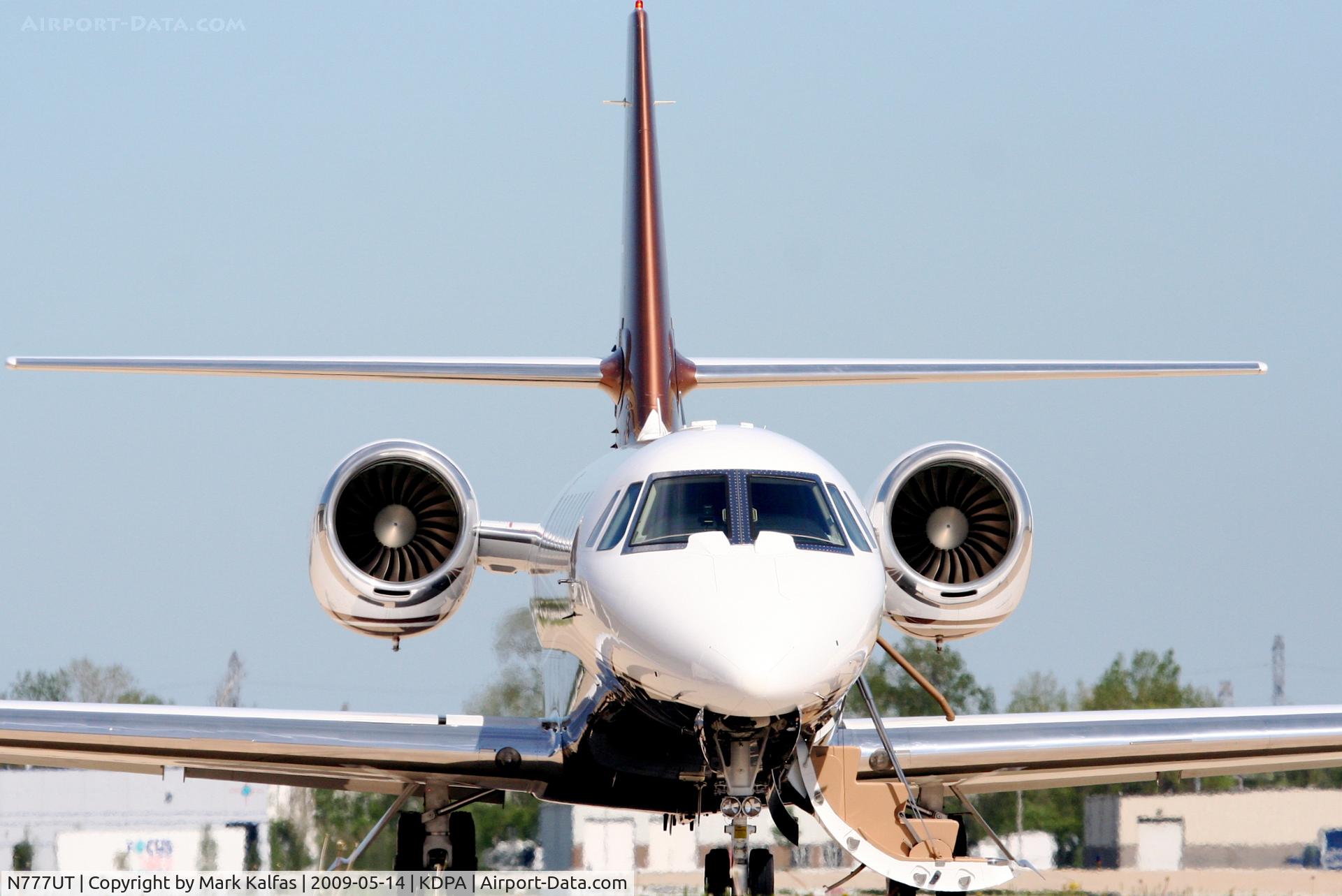 N777UT, 2005 Cessna 680 Citation Sovereign C/N 680-0048, Sho Deen Inc. Citation 680 Sovereign on the ramp KDPA