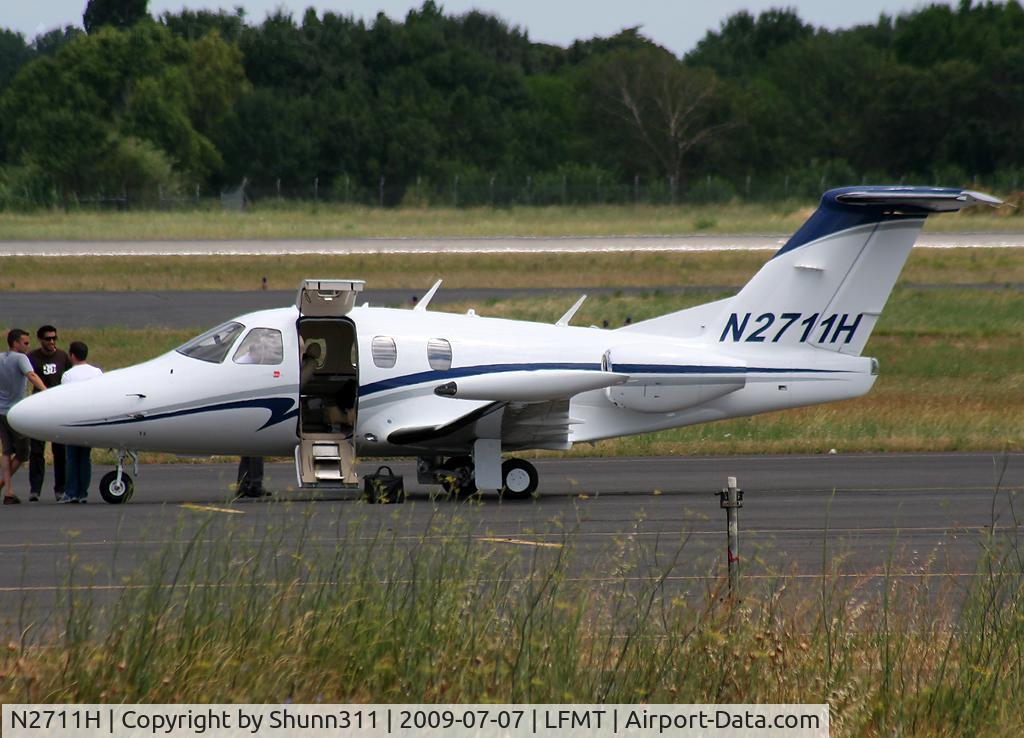 N2711H, 2008 Eclipse Aviation Corp EA500 C/N 000142, Parked at the General Aviation area...