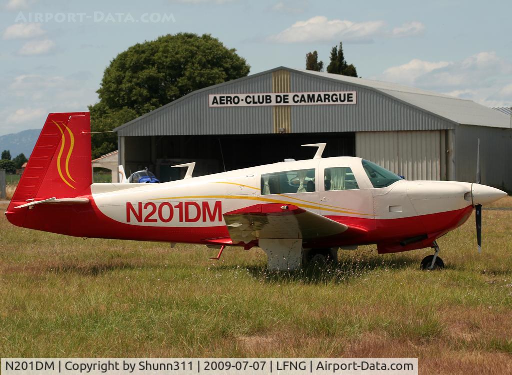 N201DM, 1976 Mooney M20J 201 C/N 24-0060, Parked...
