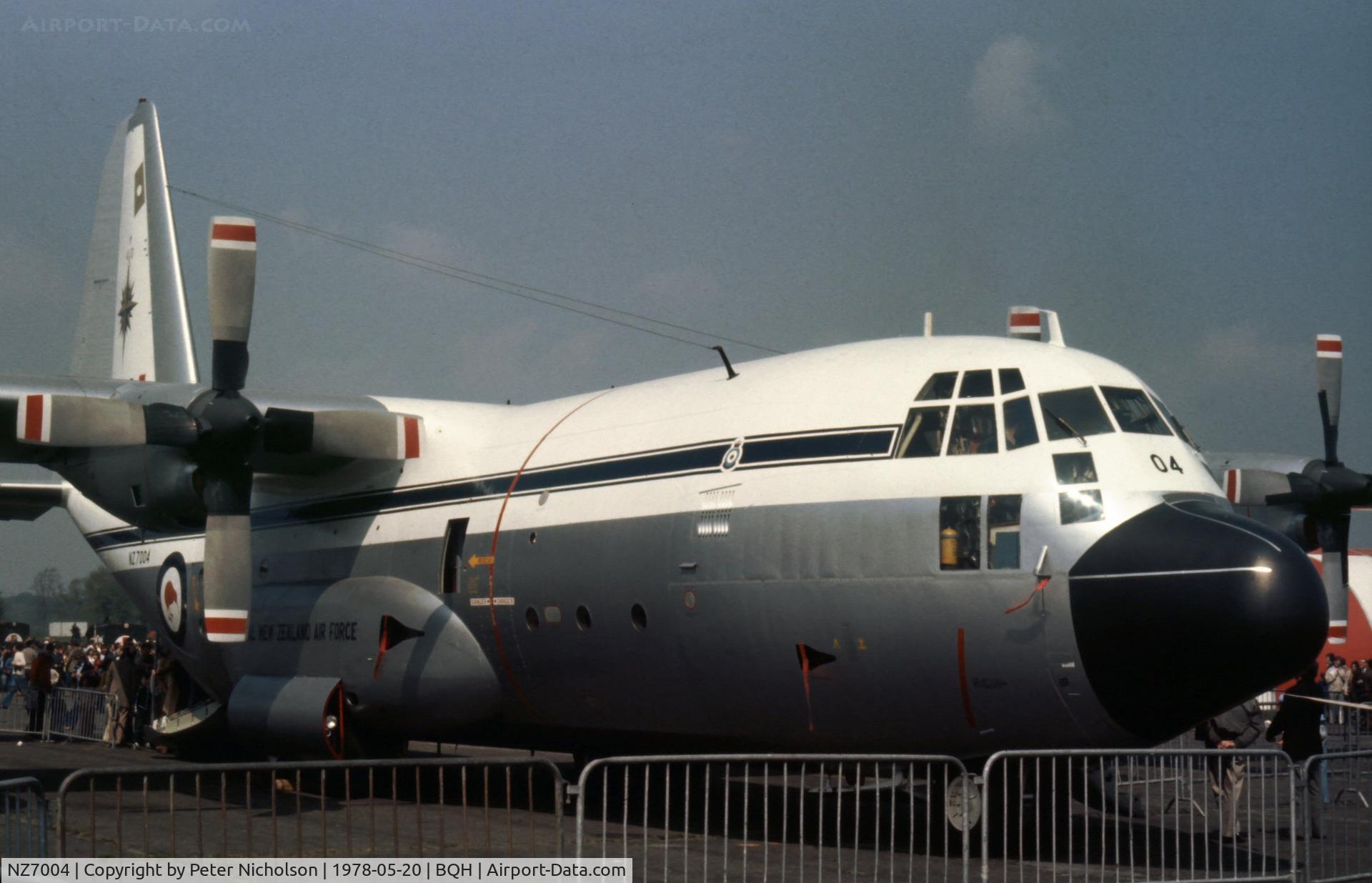 NZ7004, 1969 Lockheed C-130H Hercules C/N 382-4312, C-130H Hercules of 40 Squadron Royal New Zealand Air Force at the 1978 Biggin Hill Air Fair.