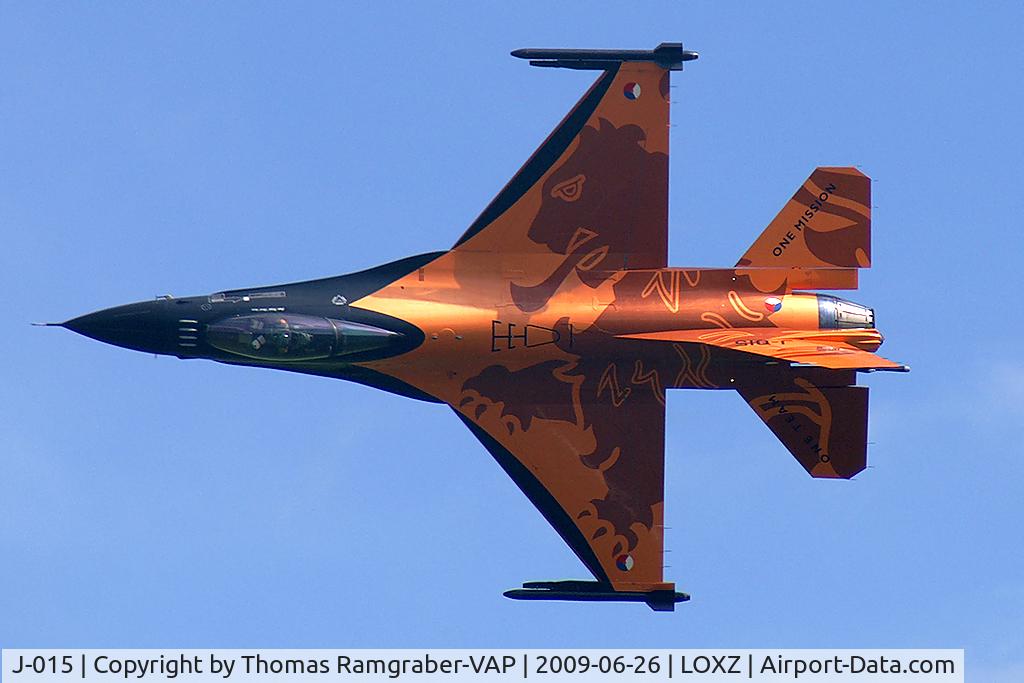 J-015, 1991 Fokker F-16A Fighting Falcon C/N 6D-171, Netherlands - Air Force General Dynamics F16
