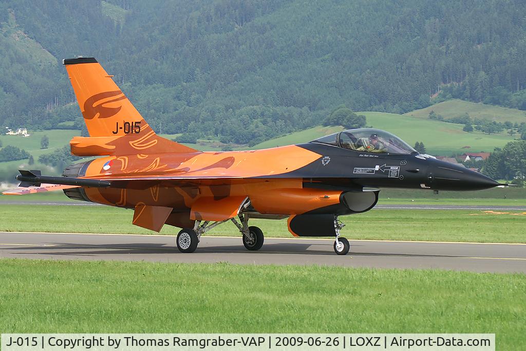 J-015, 1991 Fokker F-16A Fighting Falcon C/N 6D-171, Netherlands - Air Force General Dynamics F16
