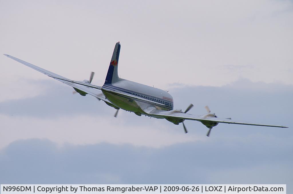 N996DM, 1958 Douglas DC-6B C/N 45563, Red Bull (The Flying Bulls) Douglas DC6