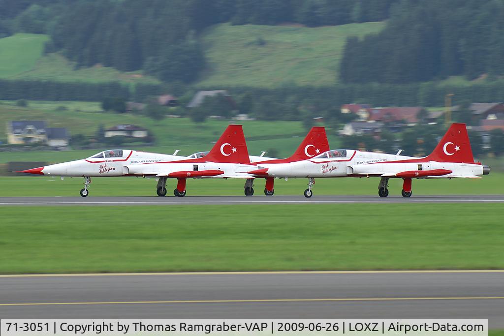 71-3051, 1971 Canadair NF-5A Freedom Fighter C/N 3051, Turkish Stars Northrop F5 Tiger