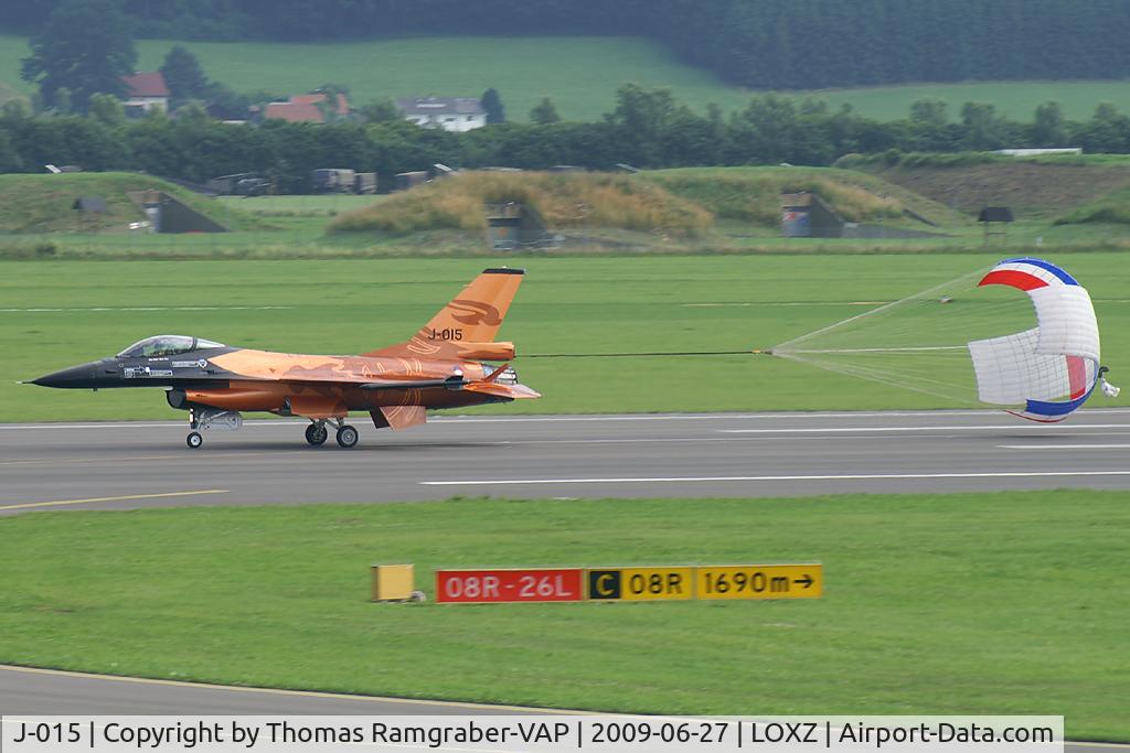 J-015, 1991 Fokker F-16A Fighting Falcon C/N 6D-171, Netherlands - Air Force General Dynamics F16