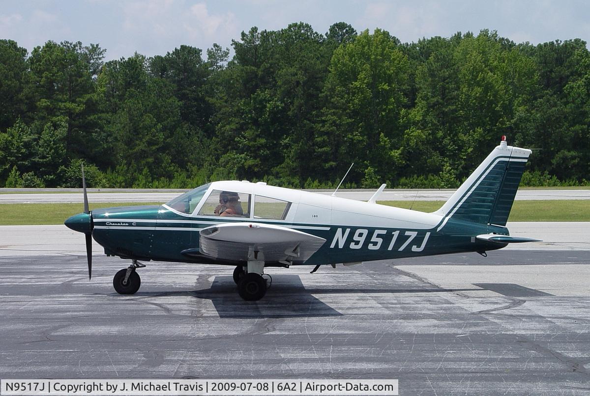 N9517J, 1966 Piper PA-28-180 C/N 28-3640, 17J at 6A2