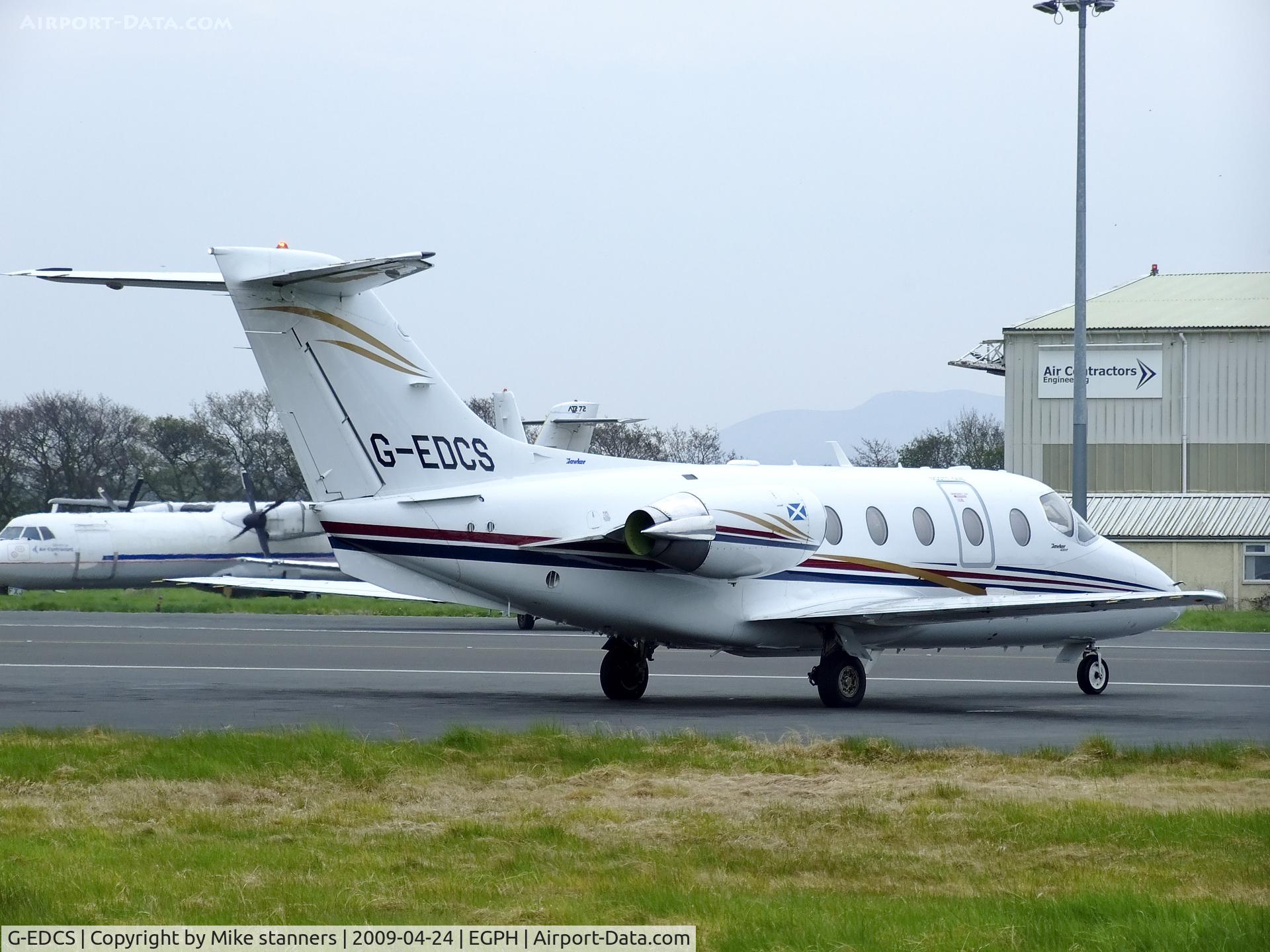 G-EDCS, 2006 Raytheon Beechjet 400A C/N RK-487, Hawker 400XP at EDI