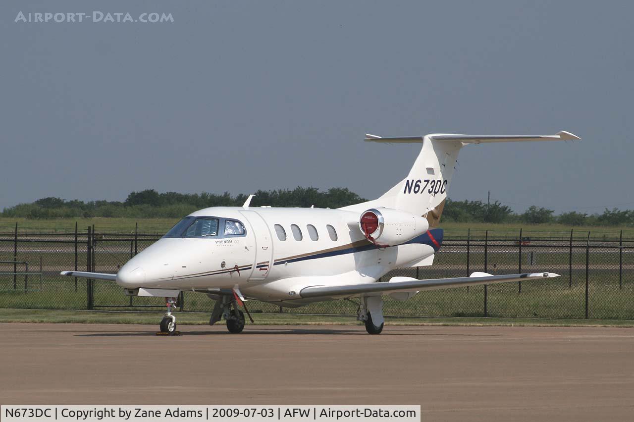 N673DC, 2008 Embraer EMB-500 Phenom 100 C/N 50000010, At Alliance Fort Worth