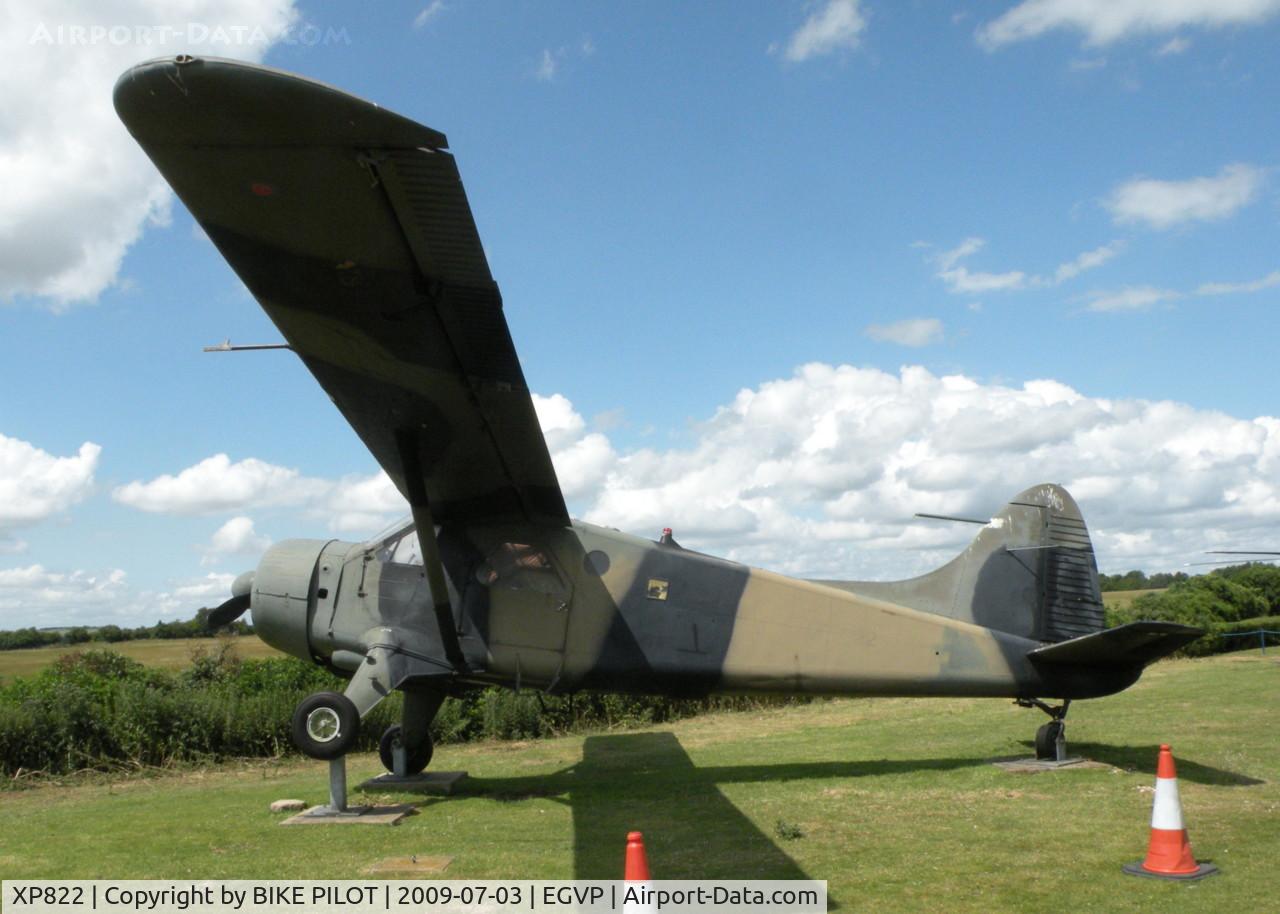 XP822, De Havilland Canada DHC-2 Beaver AL.1 C/N 1486, LOOKING WEATHER WORN AT THE ARMY AIR CORPS MUSEUM