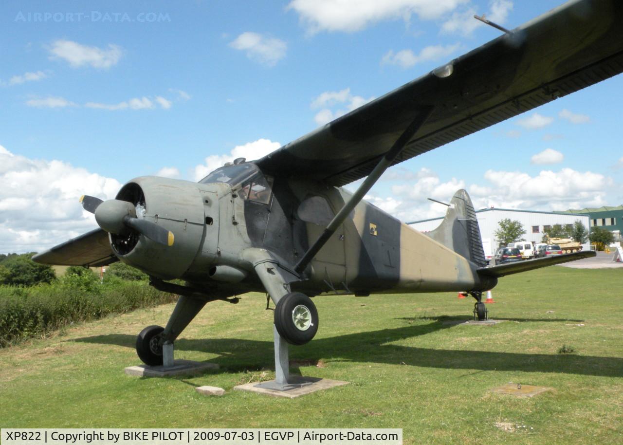 XP822, De Havilland Canada DHC-2 Beaver AL.1 C/N 1486, LOOKING WEATHER WORN AT THE AAC MUSEUM