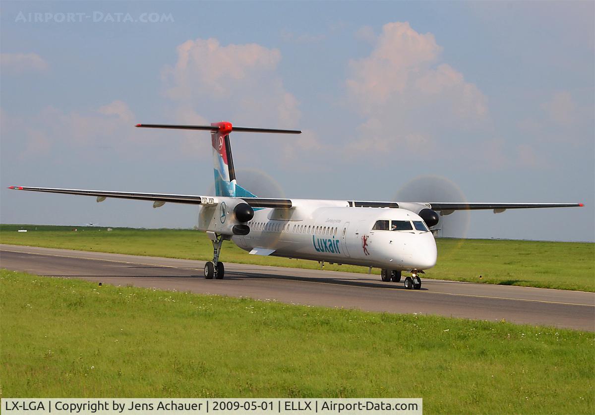 LX-LGA, 2007 De Havilland Canada DHC-8-402Q Dash 8 C/N 4159, Luxair