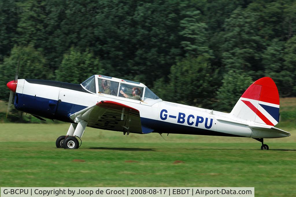 G-BCPU, 1953 De Havilland DHC-1 Chipmunk T.10 C/N C1/0839, basic BA colours