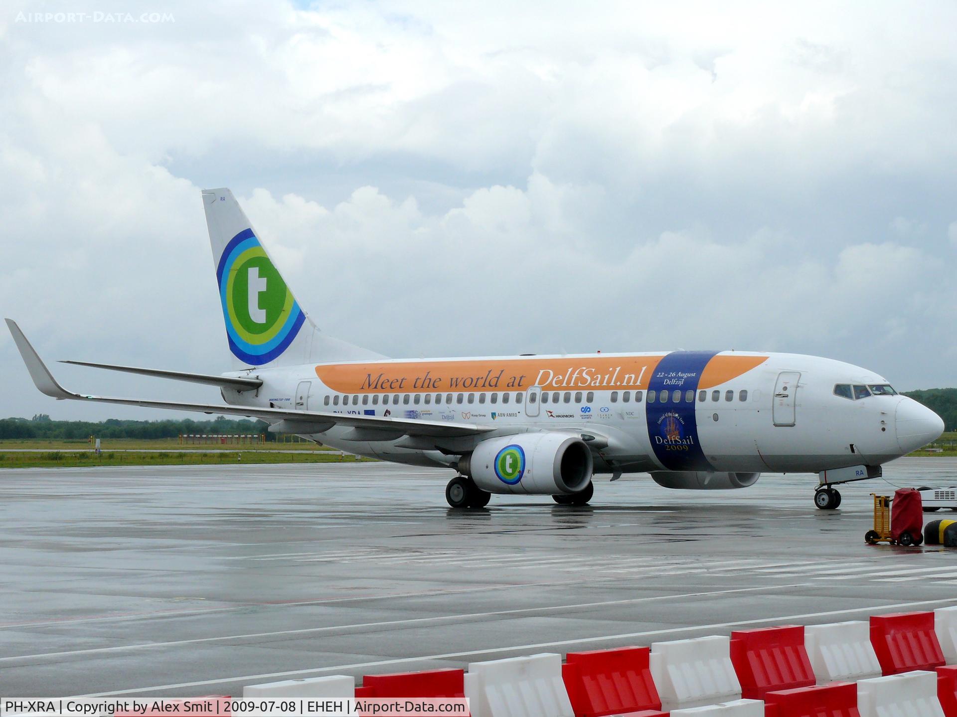 PH-XRA, 2001 Boeing 737-7K2 C/N 30784, Boeing B737-7K2 PH-XRA Transavia.com flying billboard for Delfsail 2009