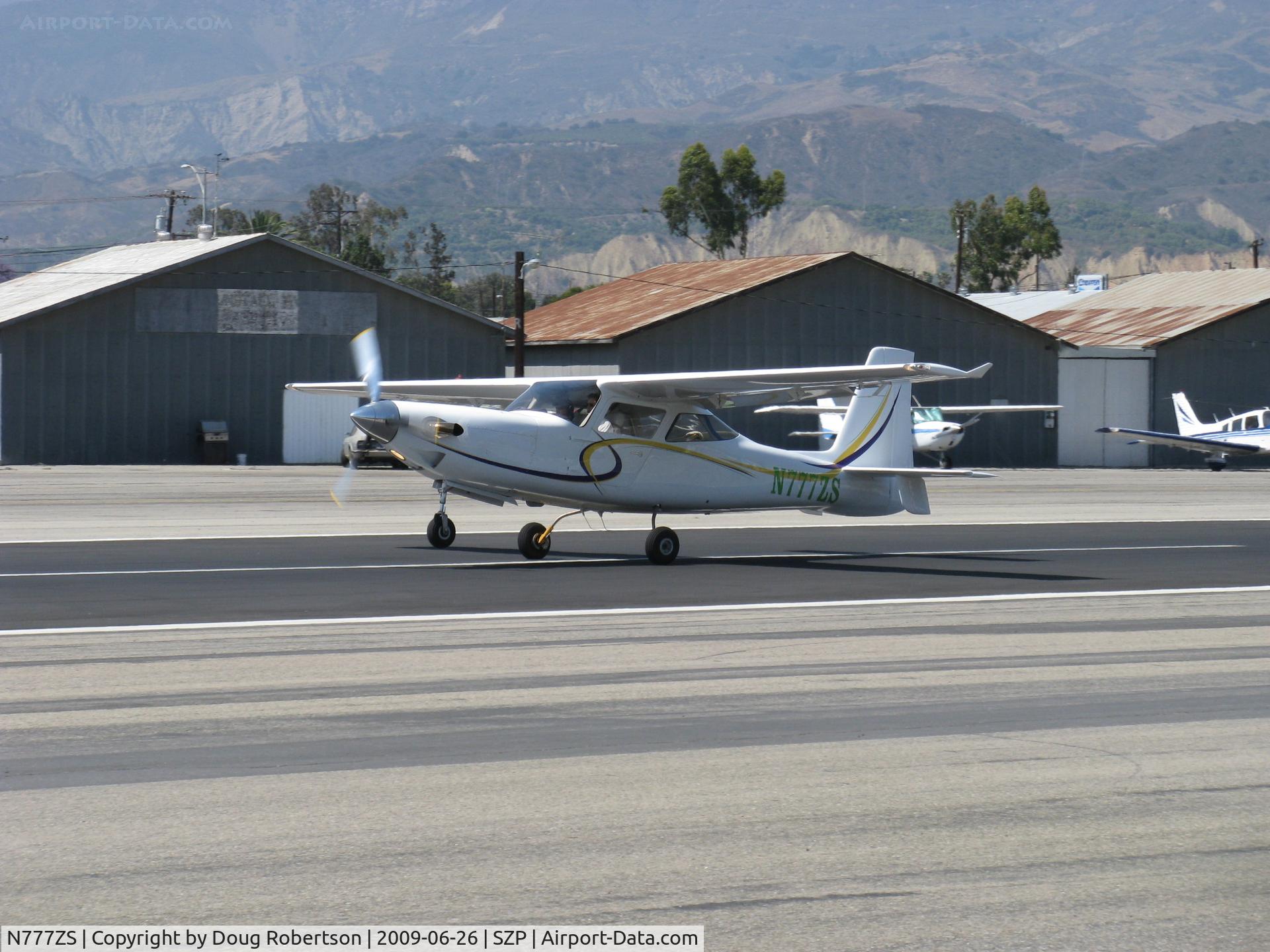 N777ZS, 2007 Hollmann Super Stallion C/N 030, 2007 Dierenfield Hollmann SUPER STALLION, Walter M-601D 724 shp turboprop engine, takeoff roll Rwy 22