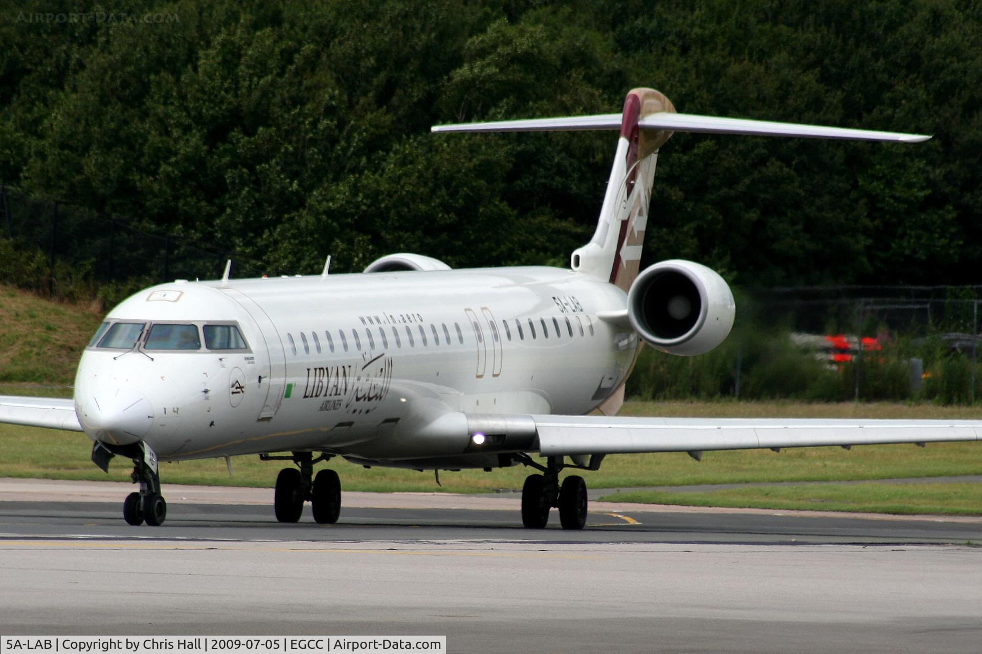 5A-LAB, 2007 Bombardier CRJ-900ER (CL-600-2D24) C/N 15121, Libyan Airlines