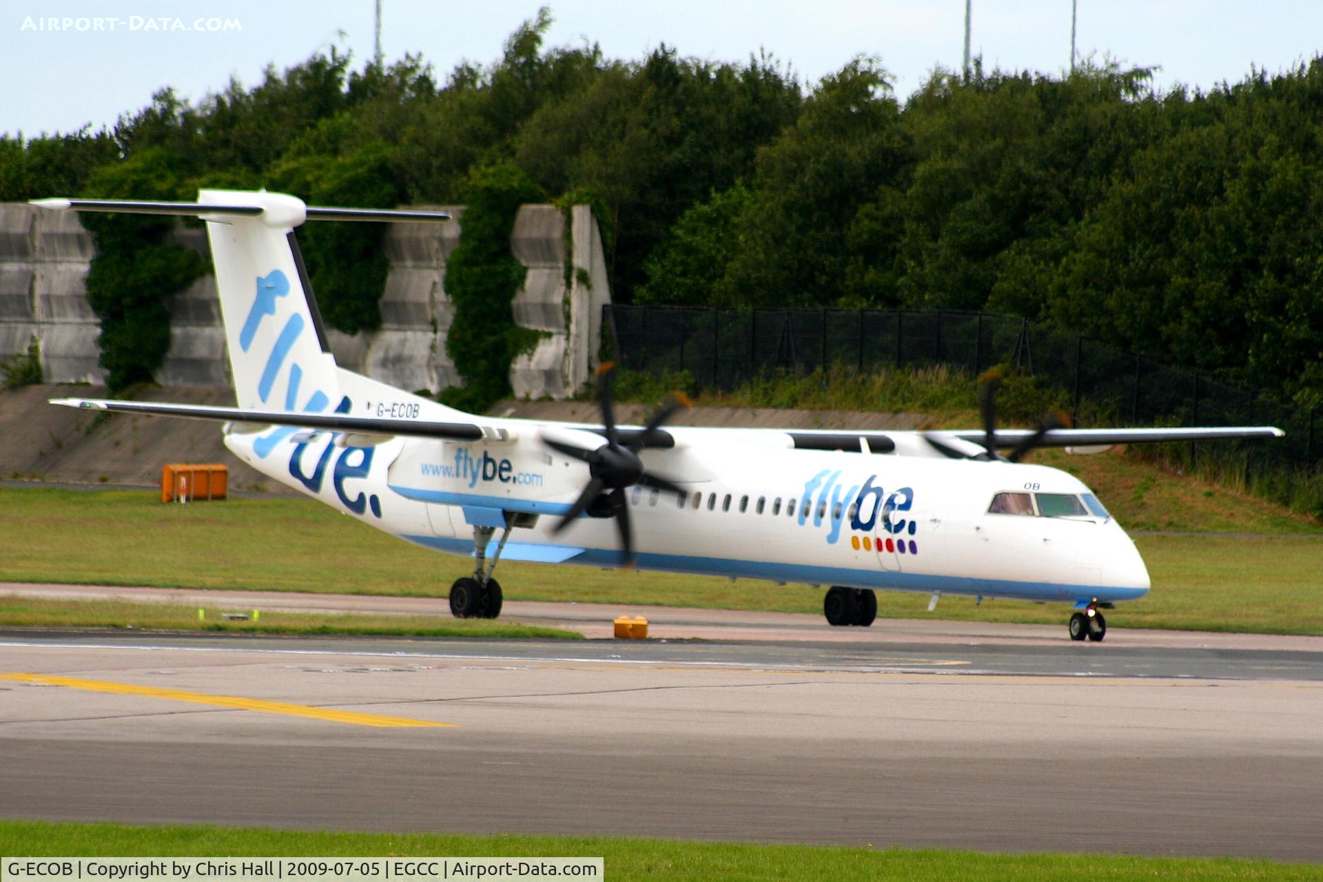G-ECOB, 2007 De Havilland Canada DHC-8-402Q Dash 8 C/N 4185, flybe