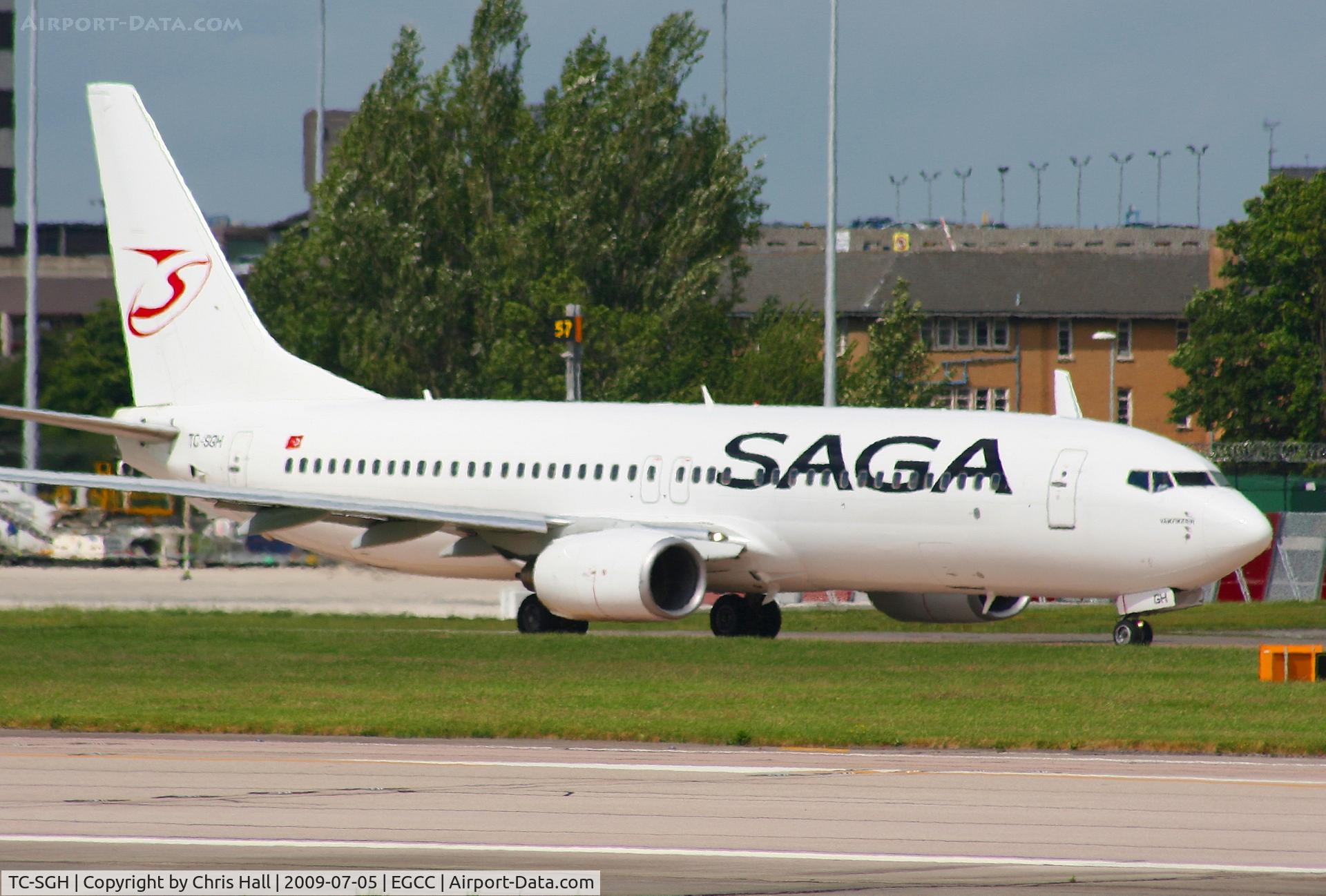 TC-SGH, 1998 Boeing 737-86J C/N 28068, Saga Boeing 737-86J/W. previous ID D-ABAN