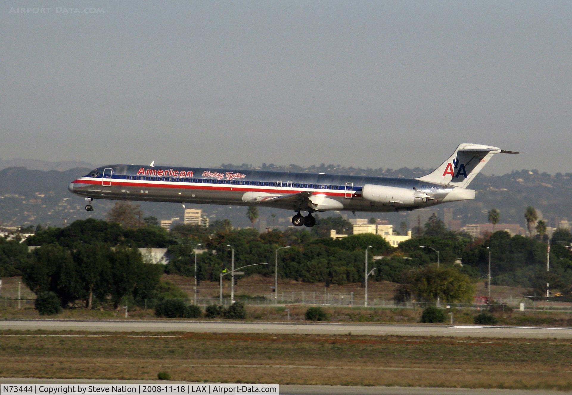 N73444, 1987 McDonnell Douglas MD-82 (DC-9-82) C/N 49470, American 